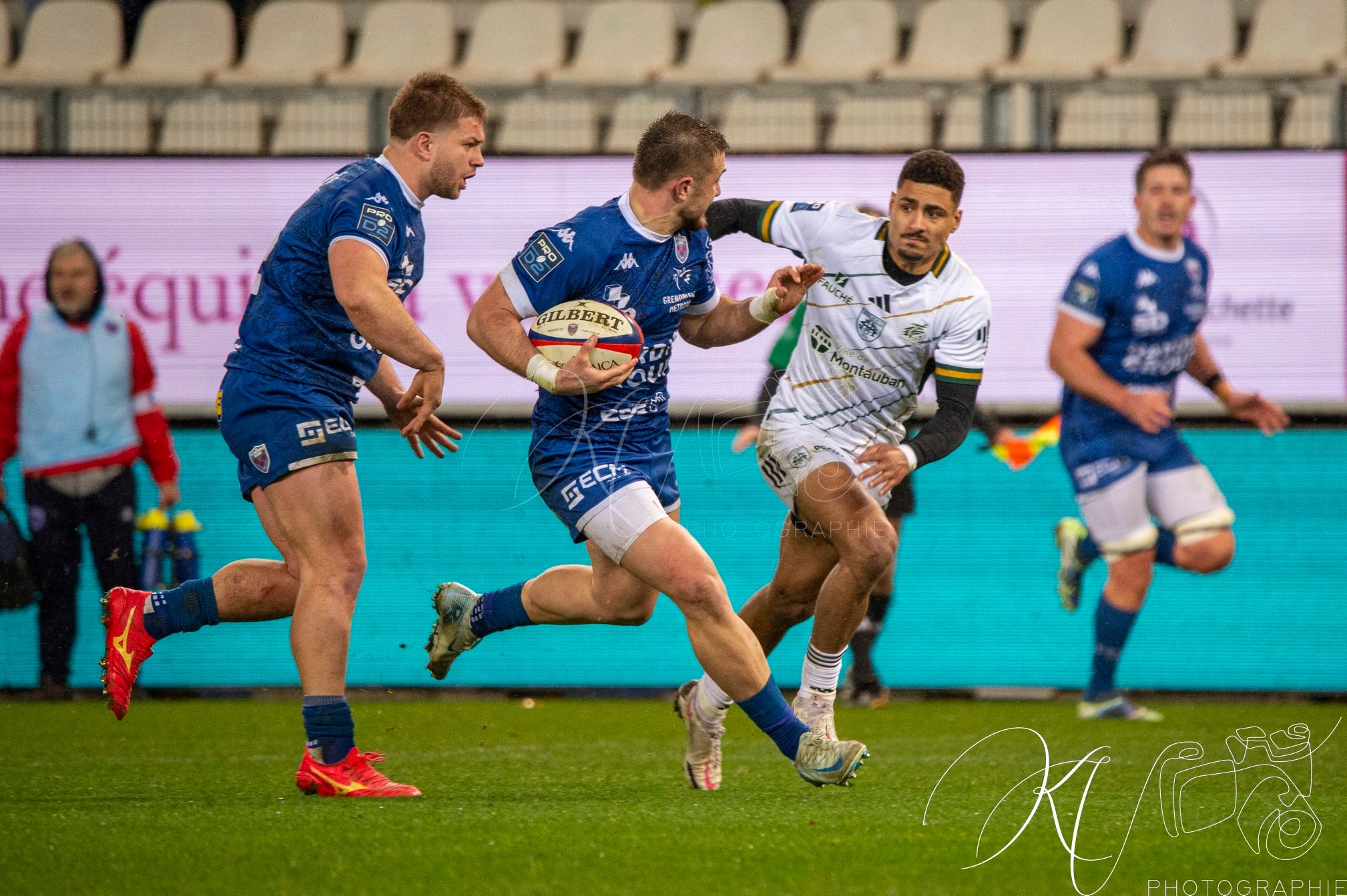 Stéphane AHMED -  FC Grenoble Rugby - US Montauban - Rugby - FFR 2025 - Pro D2 - FC Grenoble Rugby (35) vs (15) US Montauban (#PD225PD2FCGUSB01) Photo by: Karine Valentin | Siuxy Sports 2025-01-09