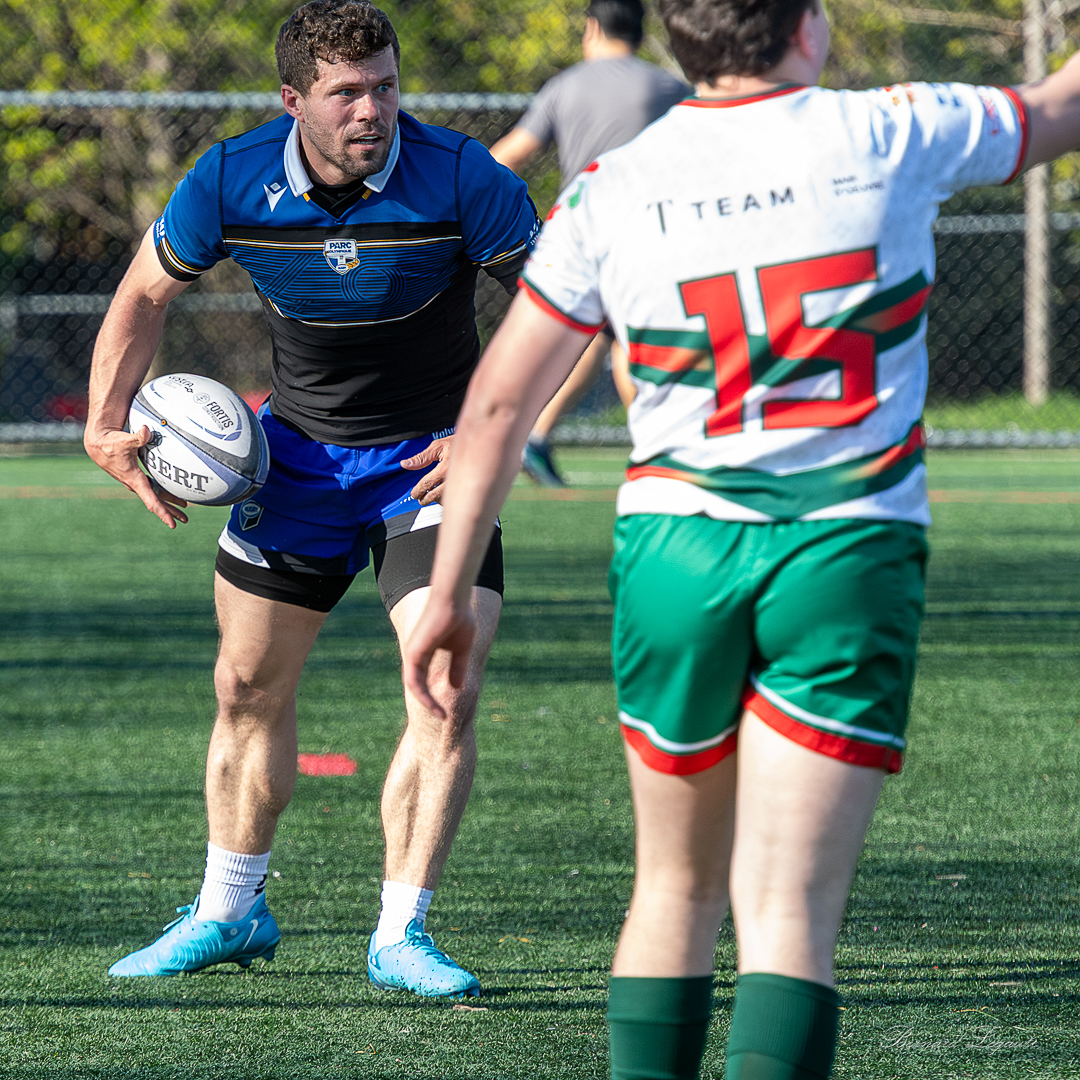 Keven BELOUIN -  Parc Olympique Rugby - Rugby Club de Montréal - Rugby - RQ2025_SLM_Parc Olympique Rugby vs Rugby Club de Montréal (#SL_POvsRCM) Photo by: Bernard Legault | Siuxy Sports 2025-05-10