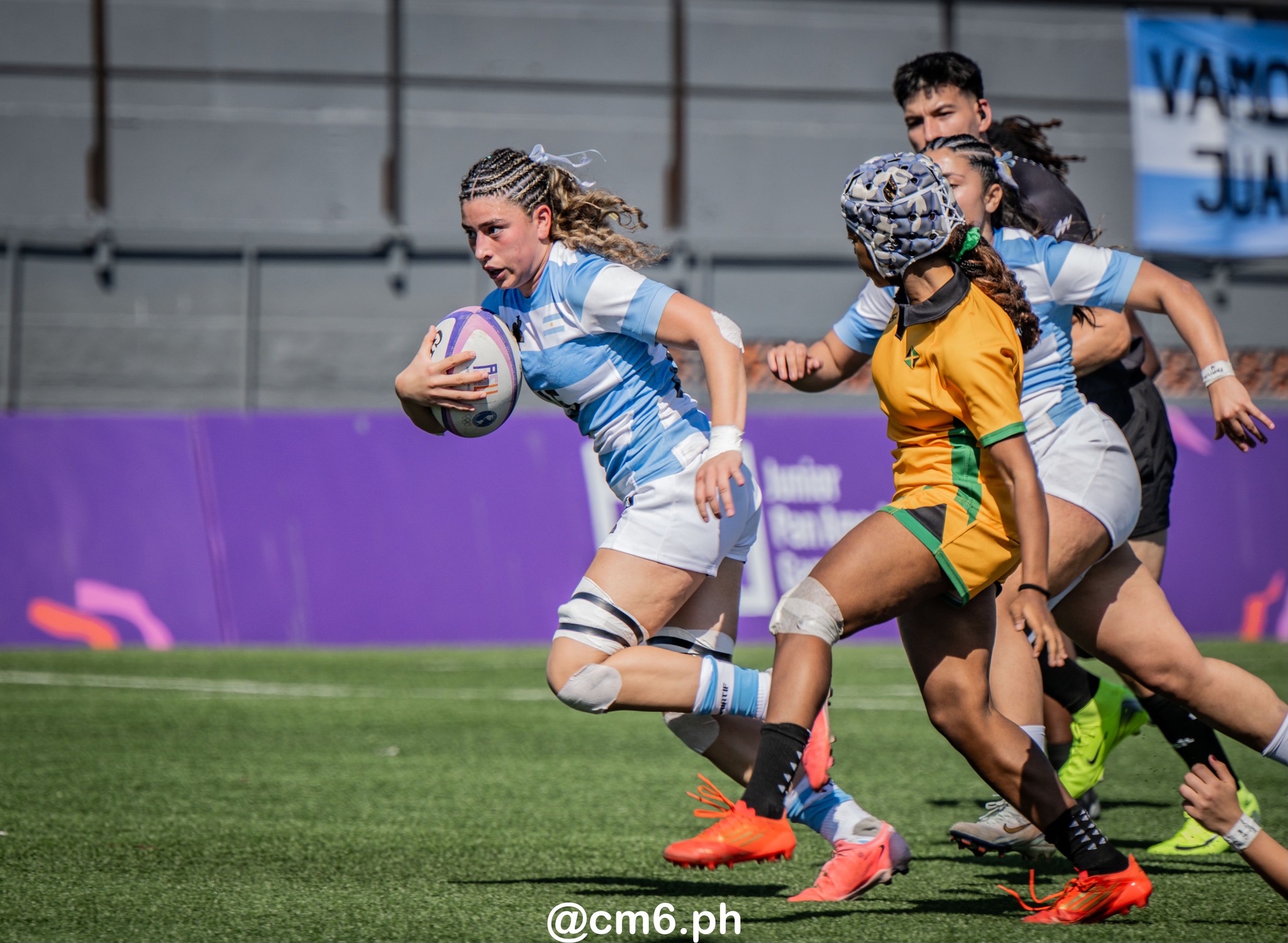  Selección Argentina de Rugby 7 Junior -  - Rugby - Yaguaretés 7's - Juegos Panamericanos Junior de Asunción (#JP2025YAGI7) Photo by: Christian Mas | Siuxy Sports 2025-08-17