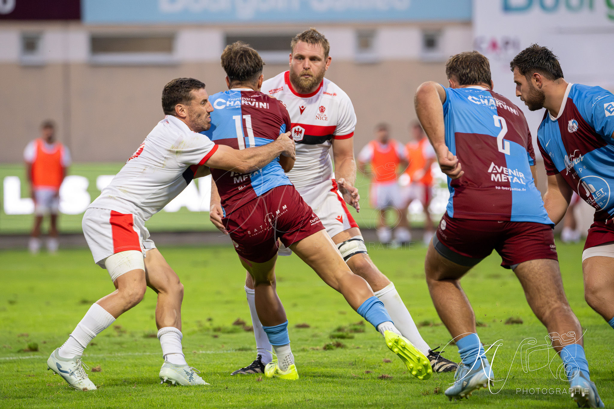 CS Bourgoin-Jallieu - Stade niçois - Rugby - FFR 2025 - Nationale - CS Bourgoin-Jallieu vs Stade Niçois (#FFR25NABJSN19) Photo by: Karine Valentin | Siuxy Sports 2025-09-06