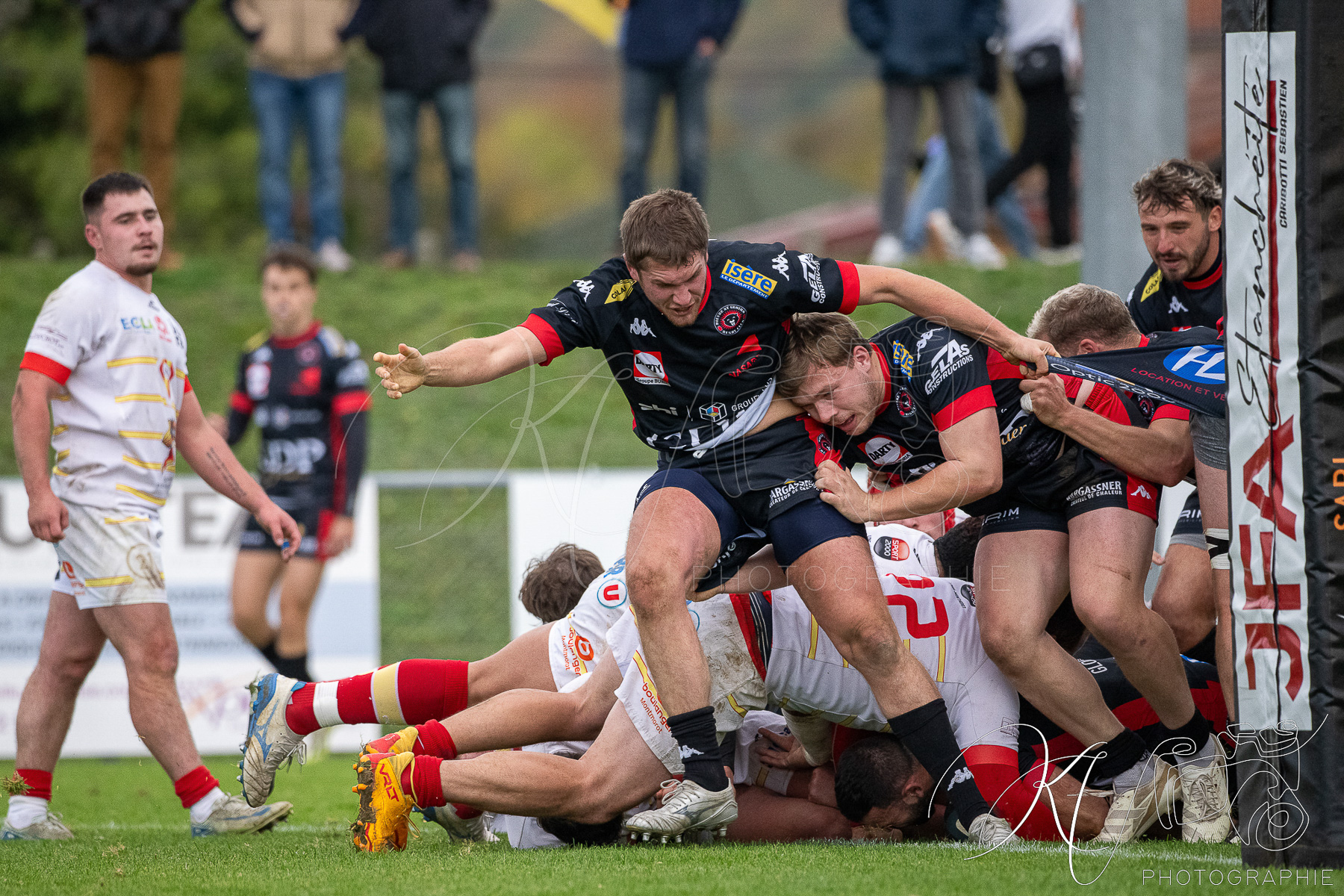  Bièvre Saint-Geoirs RC - Cercle Sportif Lédonien - Rugby - FFR 2025 - Équipe 1 - Bièvre St-Georges vs Cercle Sportif Lédonien (#FFR25RBGCDL11) Photo by: Karine Valentin | Siuxy Sports 2025-10-25