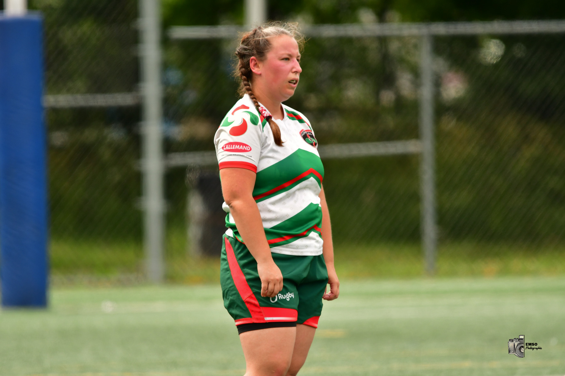 Coraline BROCHET -  Rugby Club de Montréal - Braves de Trois-Rivières - Rugby - RQ 2025 - LQ2F - Rugby Club de Montréal vs Braves de Trois-Rivières (#RQ25LQ2FRCMB7) Photo by: emso photo | Siuxy Sports 2025-07-05