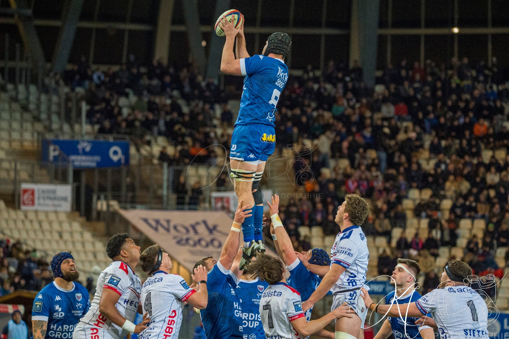  FC Grenoble Rugby - AS Béziers Hérault - Rugby - FFR 2025 - Pro D2 - FC Grenoble (45) vs (14) AS Béziers (#PD225PD2FCGBEZ02) Photo by: Karine Valentin | Siuxy Sports 2025-02-28
