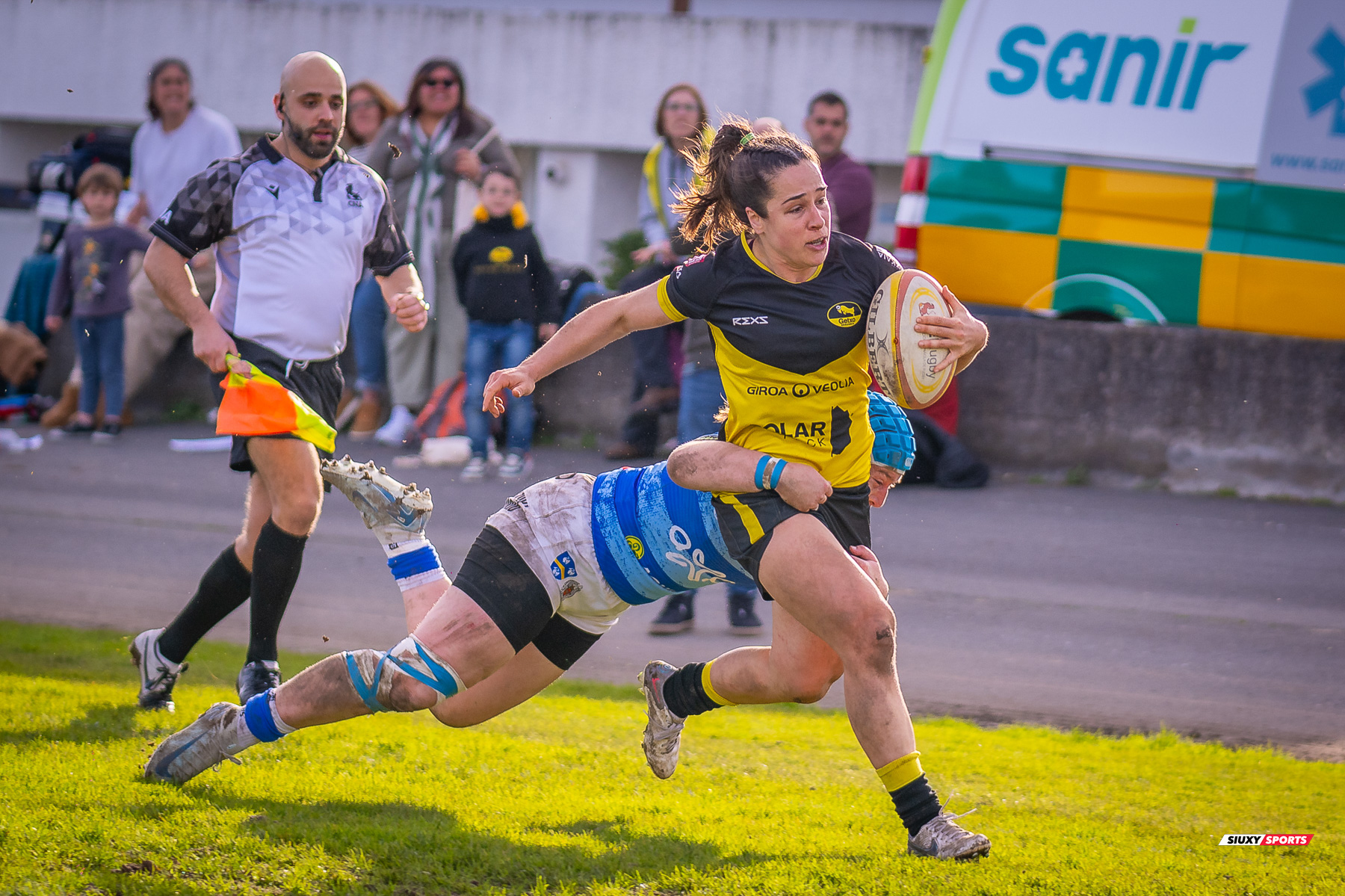  Getxo Artea Rugby Taldea - Club de Rugby Cisneros - Rugby - FER 2025 - LIGA IBERDROLA - GETXO NESKAK (39) vs (10) Cisneros (#FER25LIGNCI02) Photo by: Fredy Monfoto | Siuxy Sports 2025-02-15