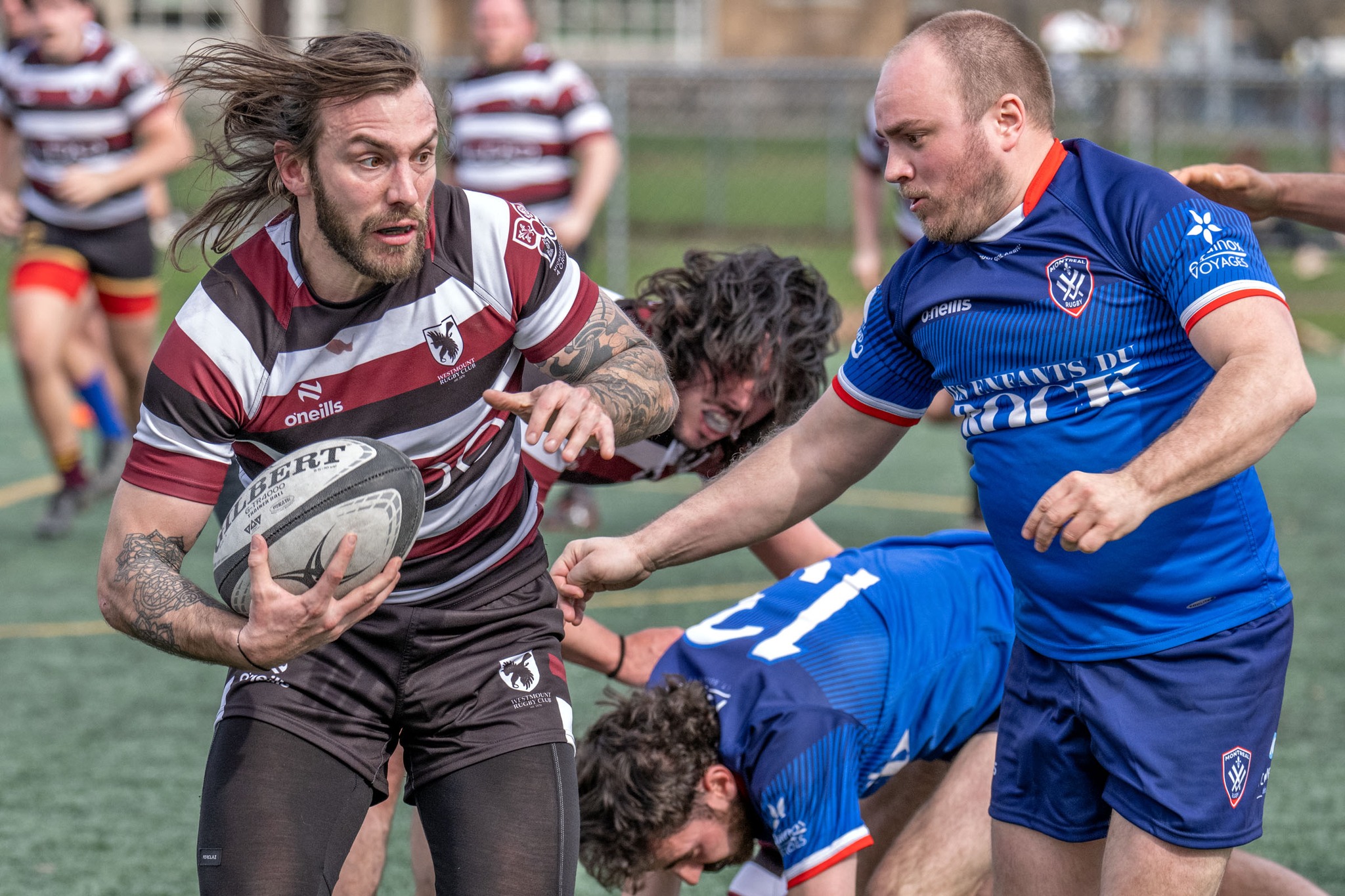 Rugby XV de Montréal - Westmount Rugby Club - Rugby - RQ 2024 - LPR2 - XV de Montreal vs Westmount (#RQ24LP2XVMW4) Photo by: Rejean Poudrette | Siuxy Sports 2024-04-27