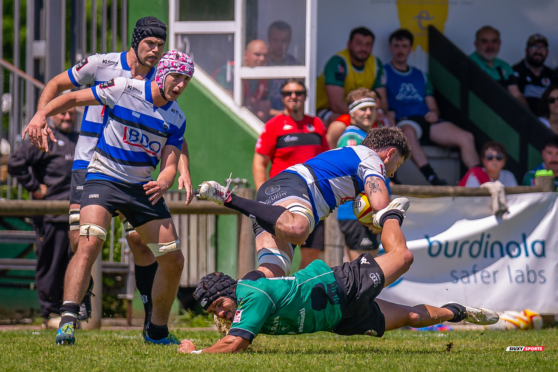  Gernika Rugby Taldea - Club de Rugby Sant Cugat - Rugby - FER 2025 - Sémi Final Ascenso - Gernika (24) vs (11) Sant Cugat (#FER25SFAGRTCRSC) Photo by: Fredy Monfoto | Siuxy Sports 2025-05-18