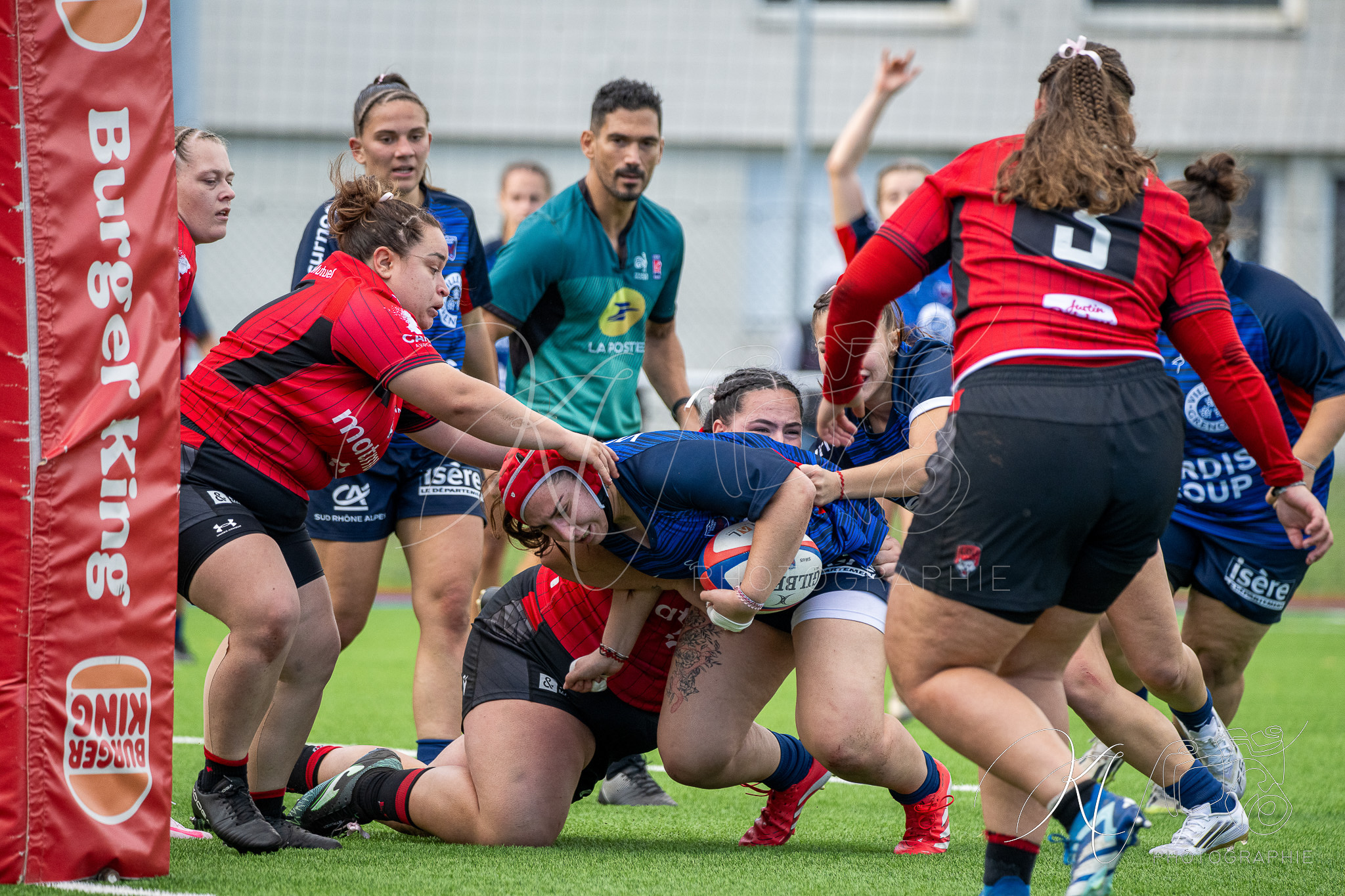  FC Grenoble Rugby - Lyon Olympique Universitaire - Rugby - FFR 2025 - Reserve Élite F - FC Grenoble vs Lyon Olympique Universitaire (#FFR25REFGL10) Photo by: Karine Valentin | Siuxy Sports 2025-10-05
