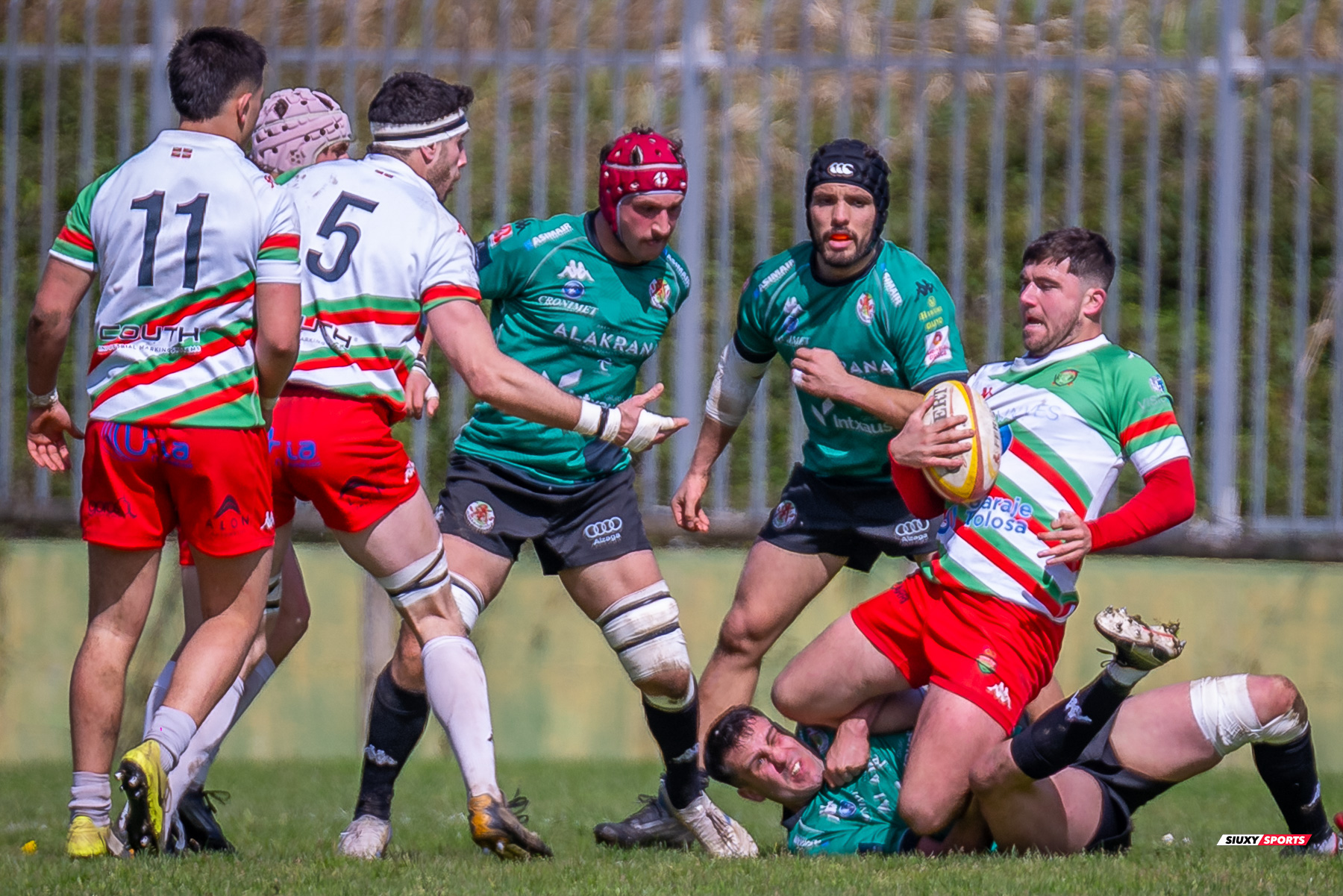  Gernika Rugby Taldea - Hernani Club Rugby Elkartea - Rugby - FER 2025 - DHB - Gernika (49) vs (15) CMO Hernani (#FER25DHBGERHER03) Photo by: Fredy Monfoto | Siuxy Sports 2025-03-30