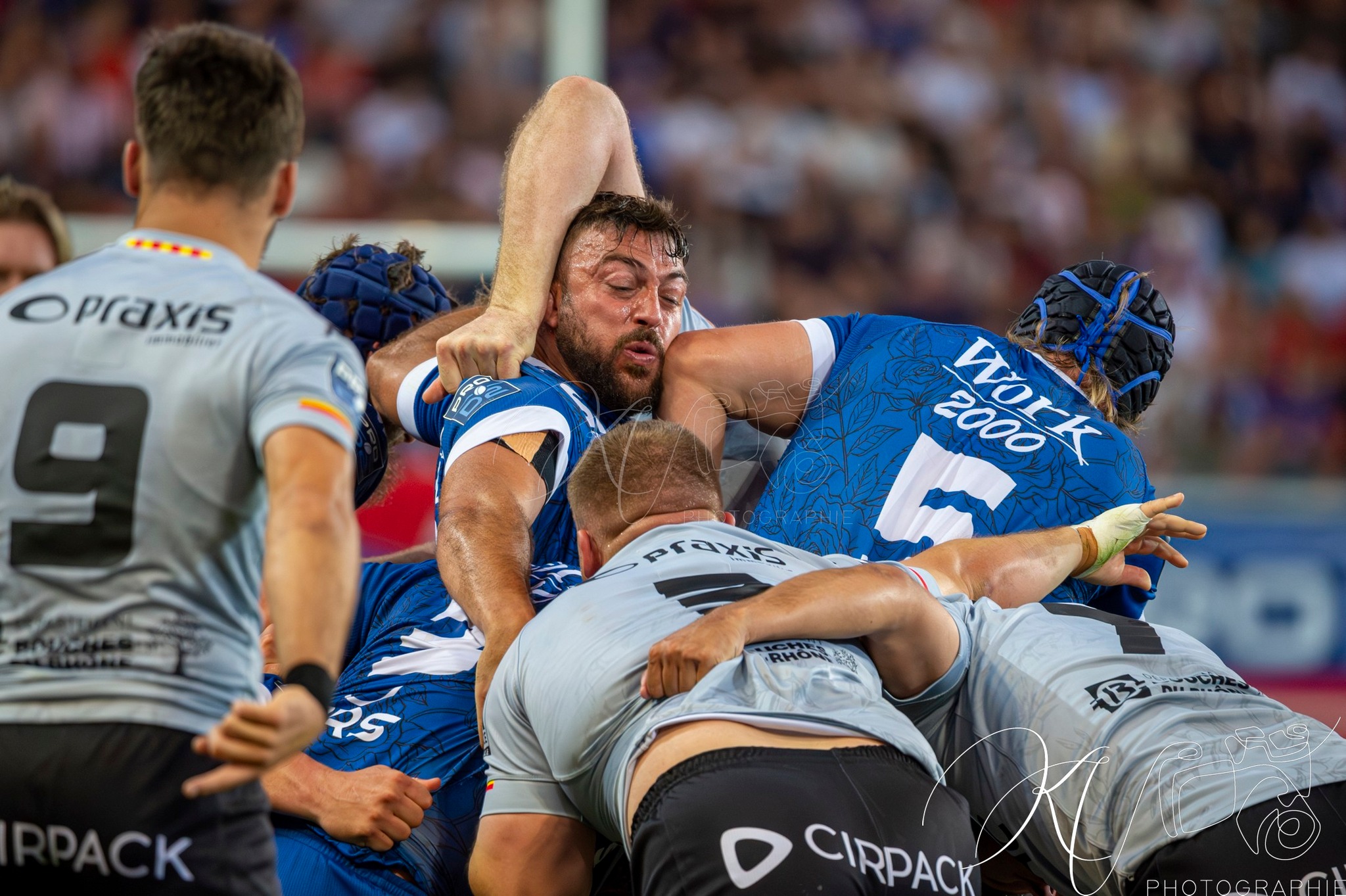  FC Grenoble Rugby - Provence - Rugby - FFR 2025 - PRO D2 -  1/2 Finale - Grenoble (38) vs (17) Provence (#PD225PD2GRPR5) Photo by: Karine Valentin | Siuxy Sports 2025-05-29
