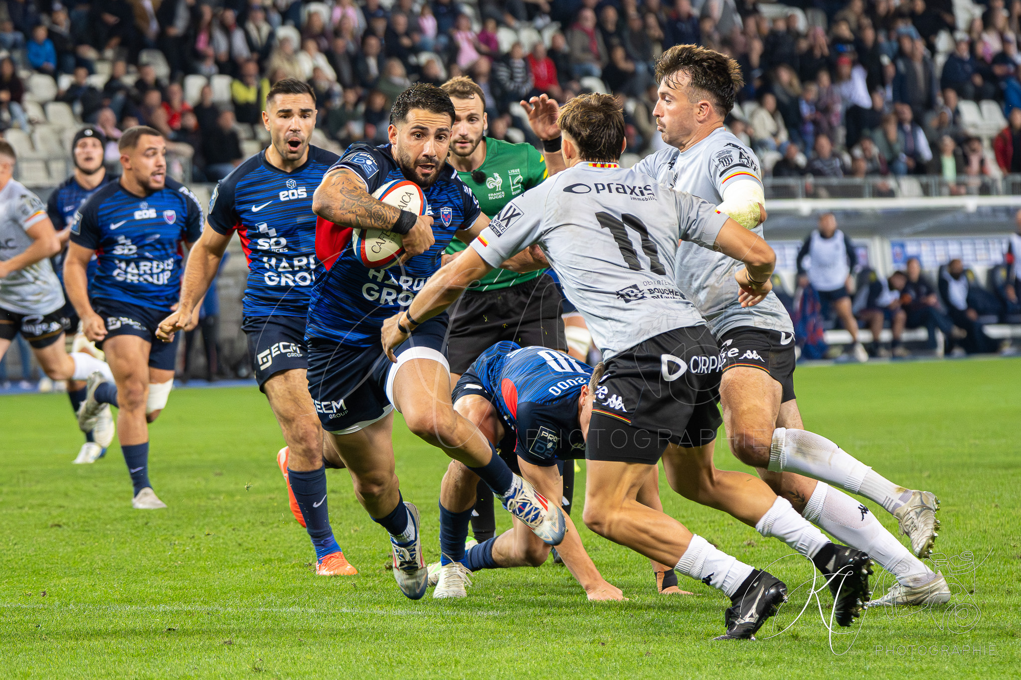 FC Grenoble Rugby - Provence - Rugby - FFR 2025 - PRO D2 - FC Grenoble vs Provence (#FFR25PD2GP10) Photo by: Karine Valentin | Siuxy Sports 2025-10-03