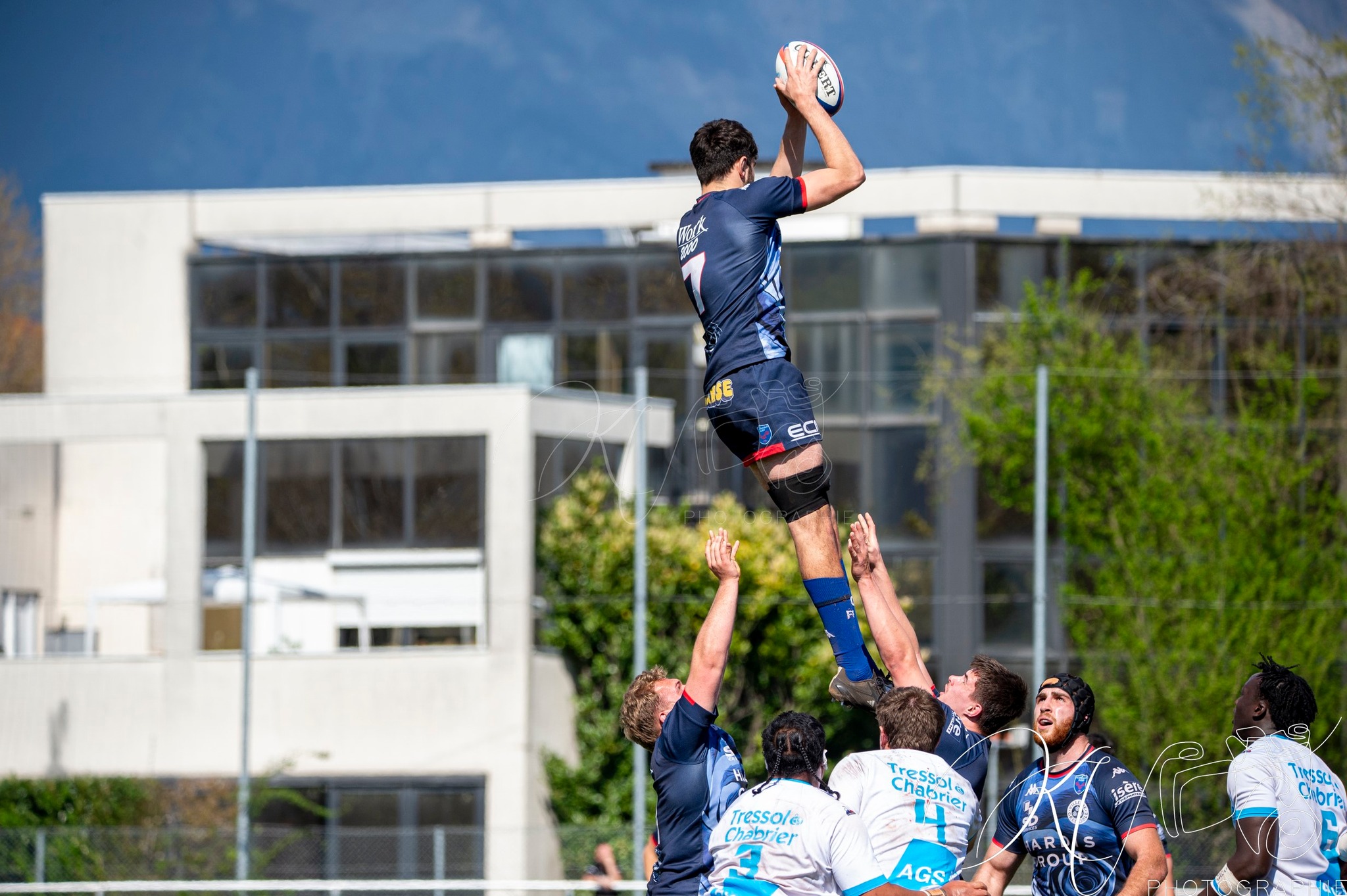  FC Grenoble Rugby - Montpellier Hérault Rugby - Rugby - FFR 2025 - Espoirs - FC Grenoble vs Montpellier (#FFR25ESPFCGMON) Photo by: Karine Valentin | Siuxy Sports 2025-04-04