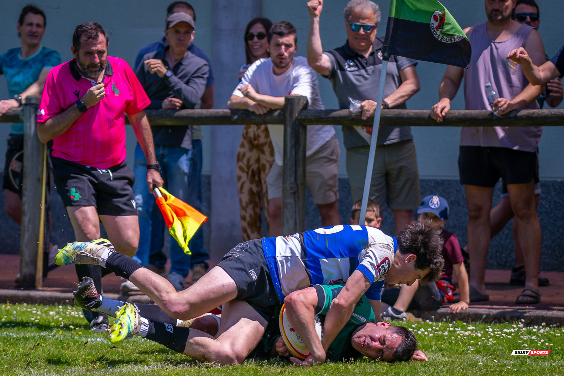  Gernika Rugby Taldea - Club de Rugby Sant Cugat - Rugby - FER 2025 - Sémi Final Ascenso - Gernika (24) vs (11) Sant Cugat (#FER25SFAGRTCRSC) Photo by: Fredy Monfoto | Siuxy Sports 2025-05-18