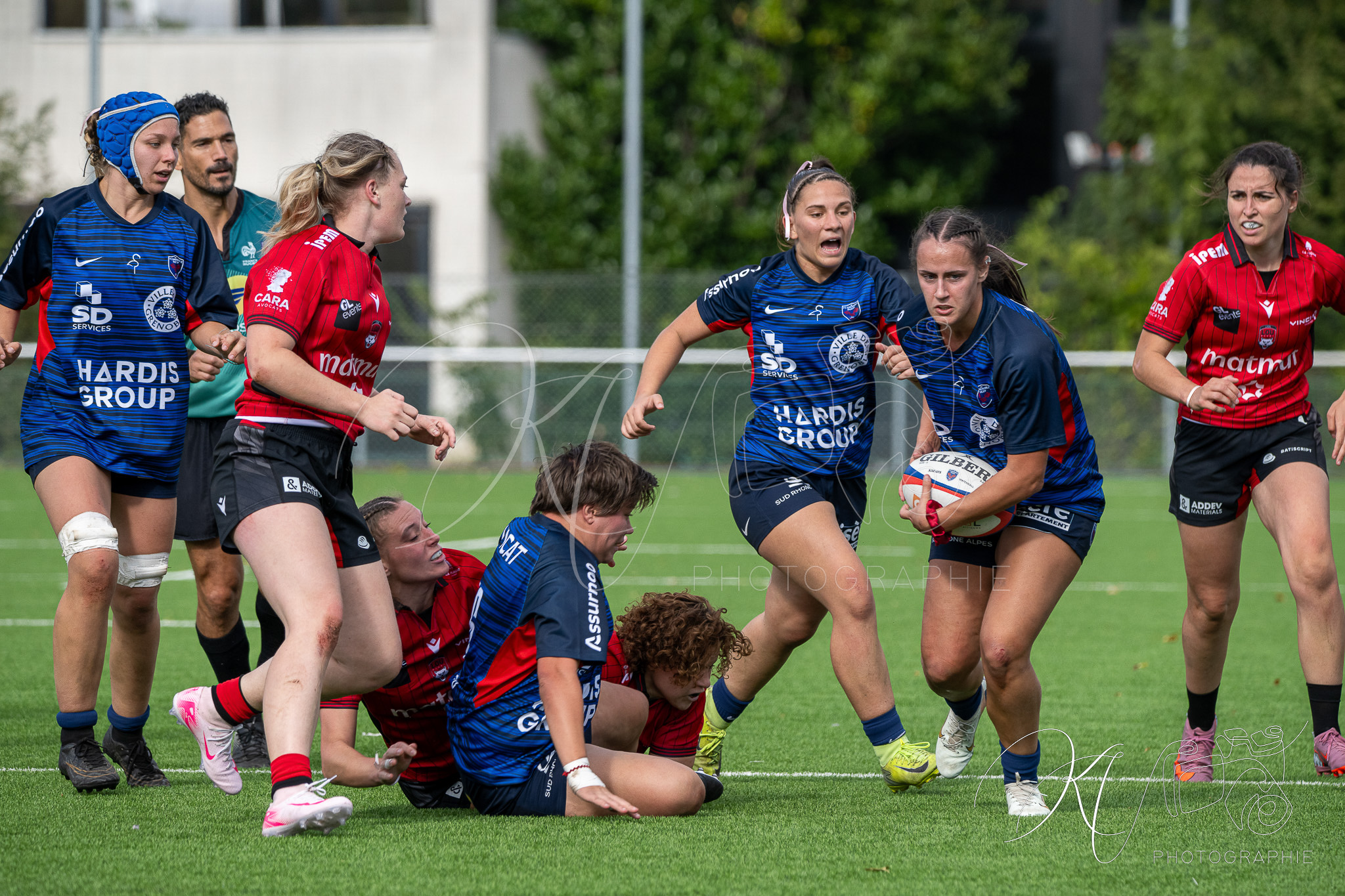  FC Grenoble Rugby - Lyon Olympique Universitaire - Rugby - FFR 2025 - Reserve Élite F - FC Grenoble vs Lyon Olympique Universitaire (#FFR25REFGL10) Photo by: Karine Valentin | Siuxy Sports 2025-10-05