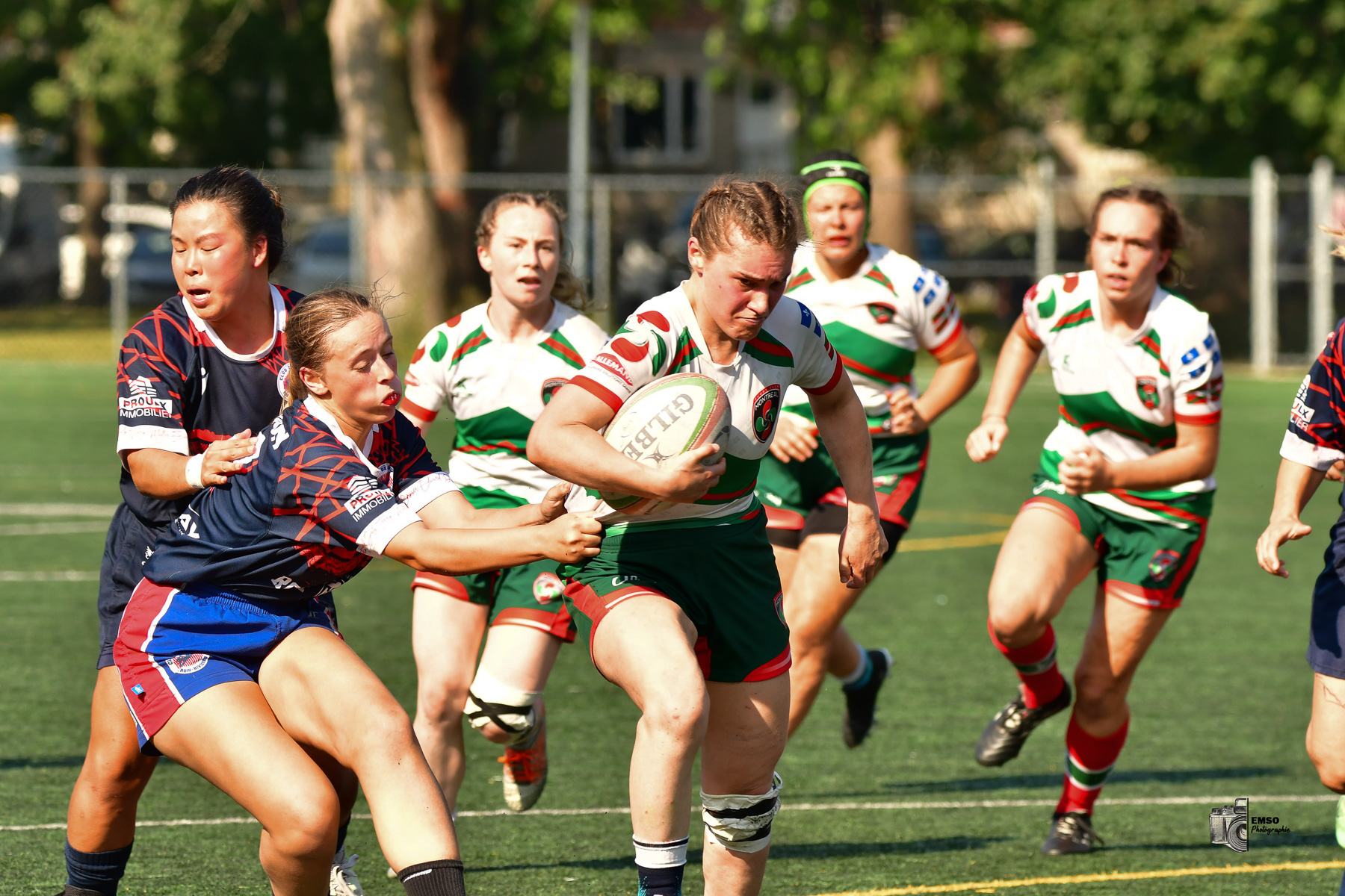  Rugby Club de Montréal - Braves de Trois-Rivières - Rugby - RQ 2025 - LPR2 F - Demi Finale - RCM (48) vs (14) Braves de Trois-Rivières (#RQ25LP2FRCMB8) Photo by: emso photo | Siuxy Sports 2025-08-09