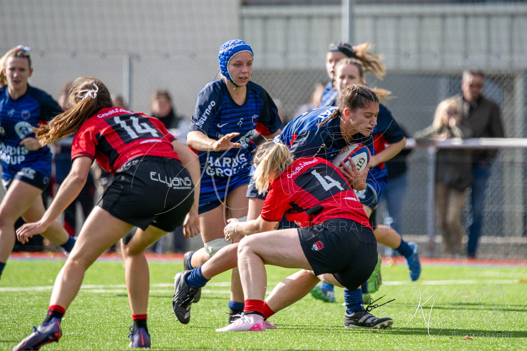  FC Grenoble Rugby - Lyon Olympique Universitaire - Rugby - FFR 2025 - Reserve Élite F - FC Grenoble vs Lyon Olympique Universitaire (#FFR25REFGL10) Photo by: Karine Valentin | Siuxy Sports 2025-10-05
