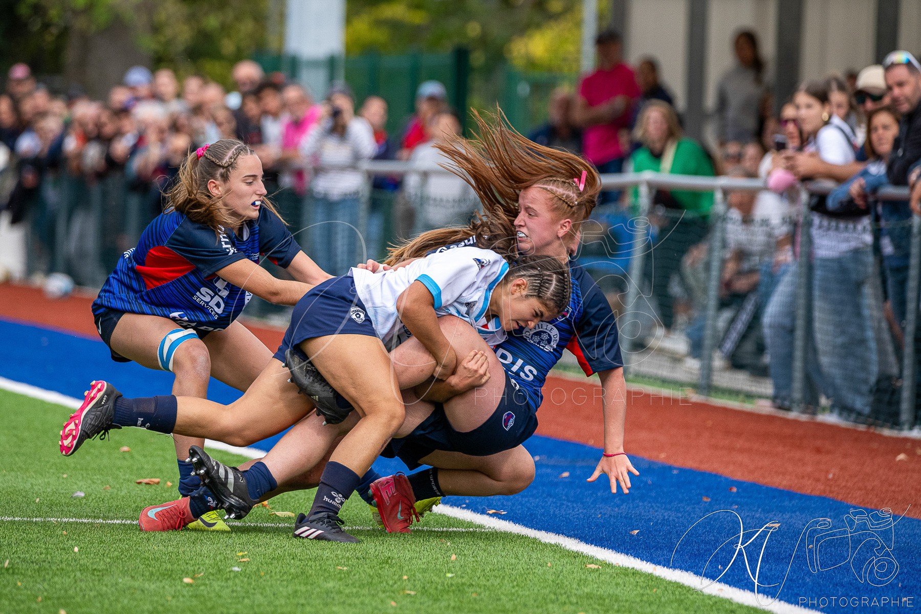 FC Grenoble Rugby - Montpellier Hérault Rugby - Rugby - FFR 2025 - U18 F - Amazones FCG vs Montpellier (#FFR25U18FAM10) Photo by: Karine Valentin | Siuxy Sports 2025-10-18
