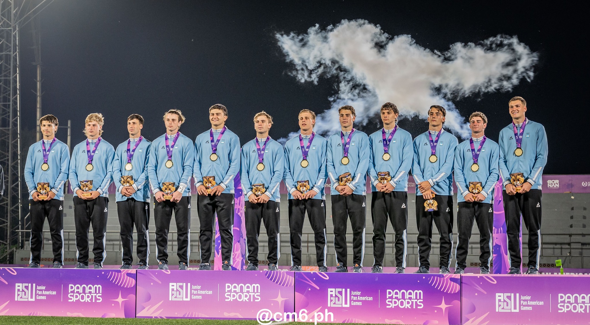  Selección Argentina de Rugby 7 Junior -  - Rugby - Los Pumas 7's - Oro en los Juegos Panamericanos Junior de Asunción (#JP2025PUMI7) Photo by: Christian Mas | Siuxy Sports 2025-08-17