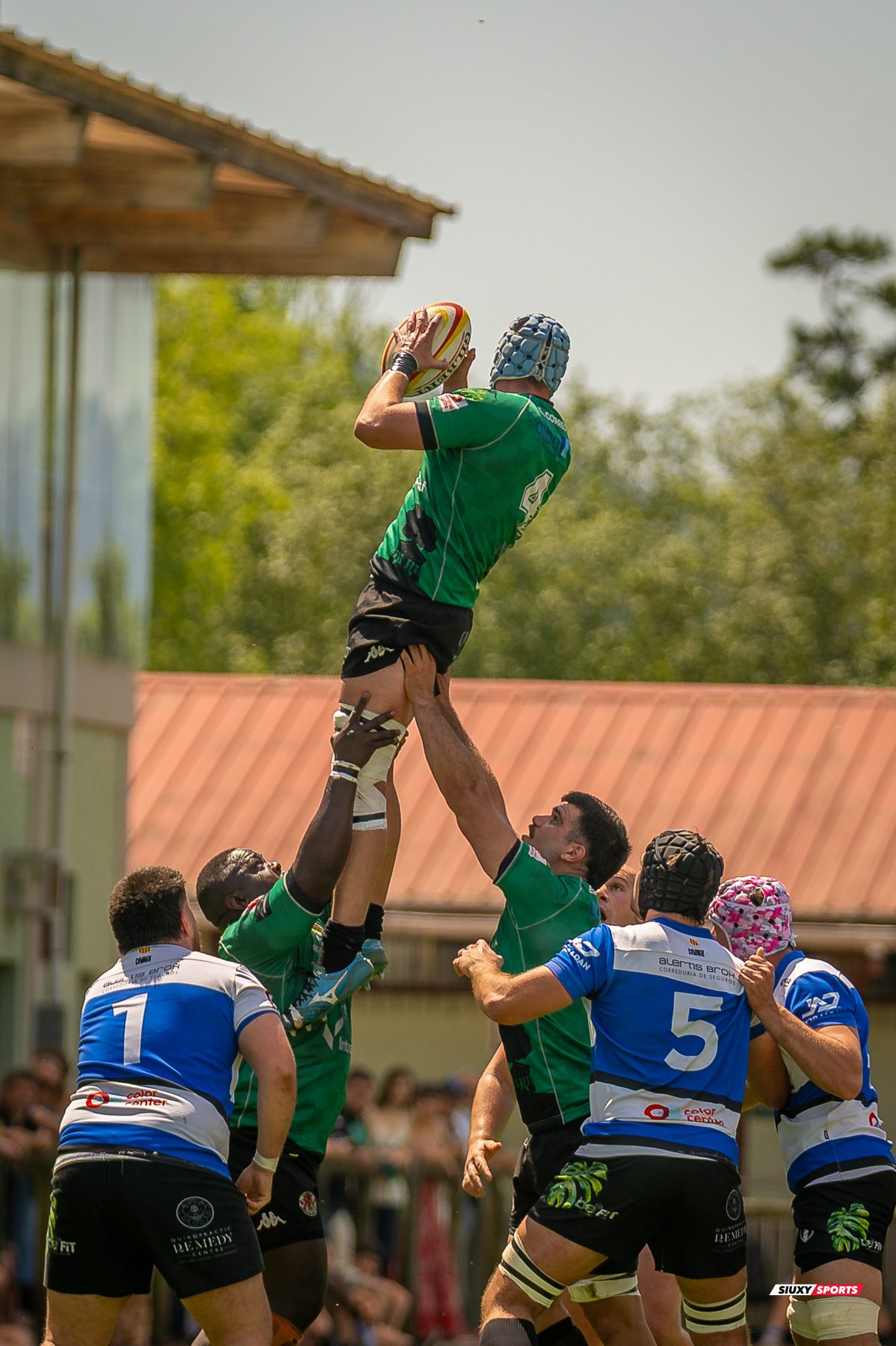  Gernika Rugby Taldea - Club de Rugby Sant Cugat - Rugby - FER 2025 - Sémi Final Ascenso - Gernika (24) vs (11) Sant Cugat (#FER25SFAGRTCRSC) Photo by: Fredy Monfoto | Siuxy Sports 2025-05-18