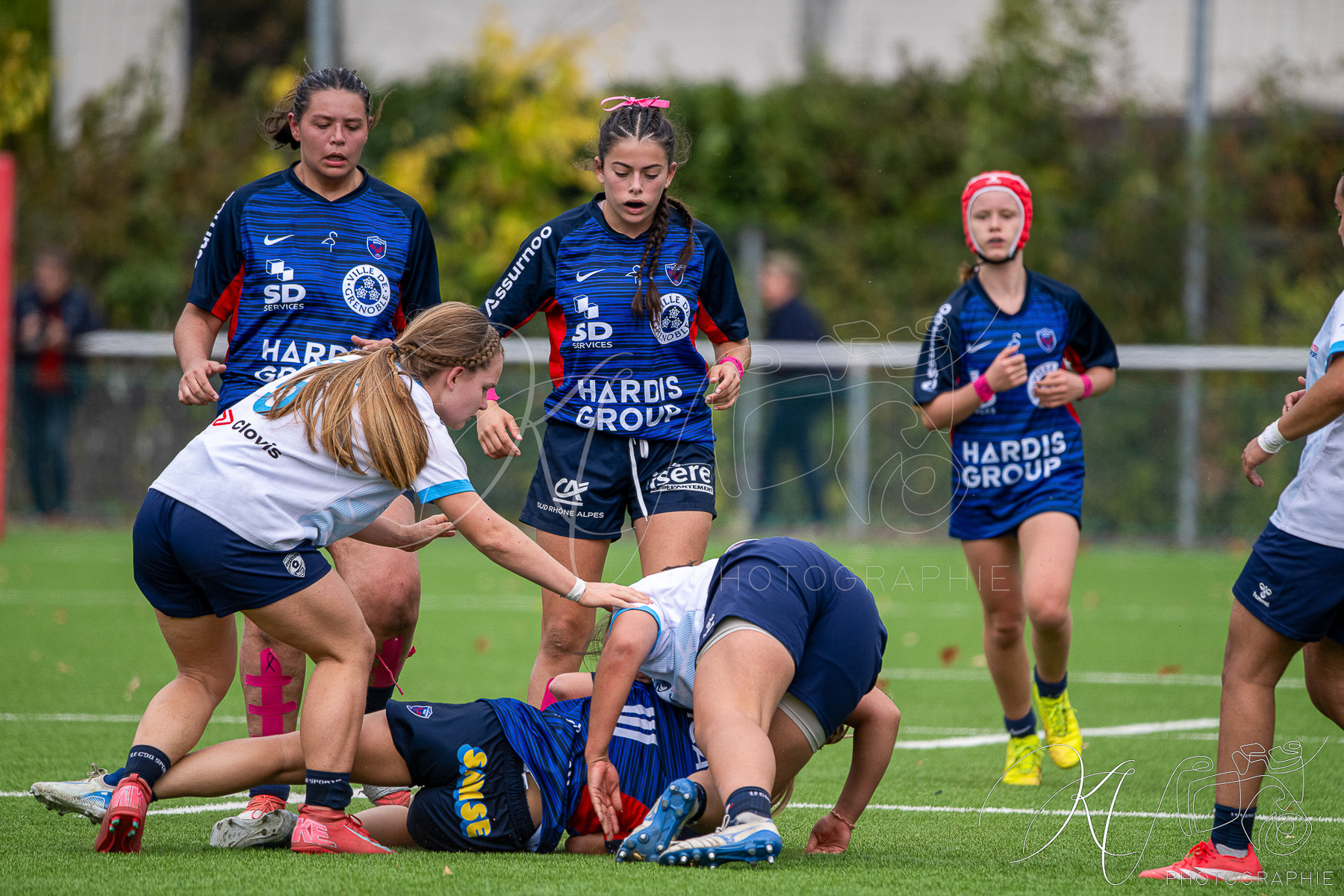  FC Grenoble Rugby - Montpellier Hérault Rugby - Rugby - FFR 2025 - U18 F - Amazones FCG vs Montpellier (#FFR25U18FAM10) Photo by: Karine Valentin | Siuxy Sports 2025-10-18
