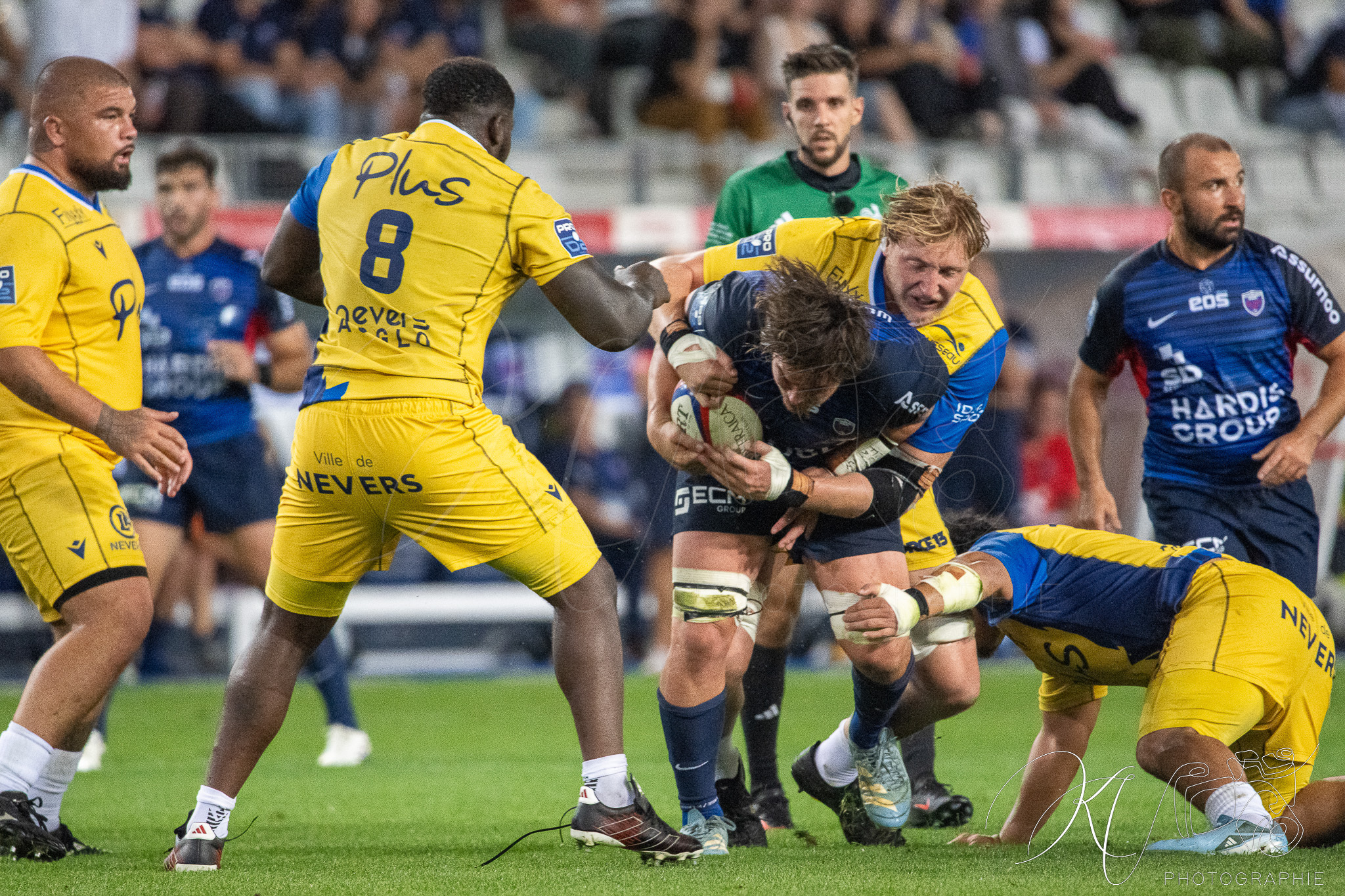  FC Grenoble Rugby - USON Nevers - Rugby - FFR 2025 - Pro D2 - Grenoble Rugby vs USON Nevers (#FFR25PD2GRUN9) Photo by: Karine Valentin | Siuxy Sports 2025-09-18