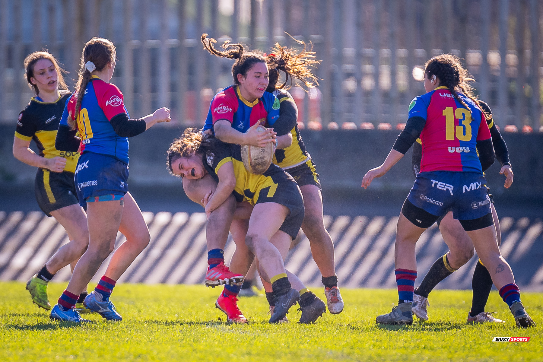  Getxo Artea Rugby Taldea - Futbol Club Barcelona Rugby - Rugby - FER 2025 - LIGA IBERDROLA - GETXO NESKAK (33) vs (12) AVFCBR FEM (#FER25LIGNBR01) Photo by: Fredy Monfoto | Siuxy Sports 2025-01-19