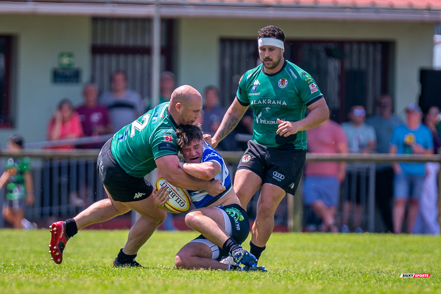  Gernika Rugby Taldea - Club de Rugby Sant Cugat - Rugby - FER 2025 - Sémi Final Ascenso - Gernika (24) vs (11) Sant Cugat (#FER25SFAGRTCRSC) Photo by: Fredy Monfoto | Siuxy Sports 2025-05-18