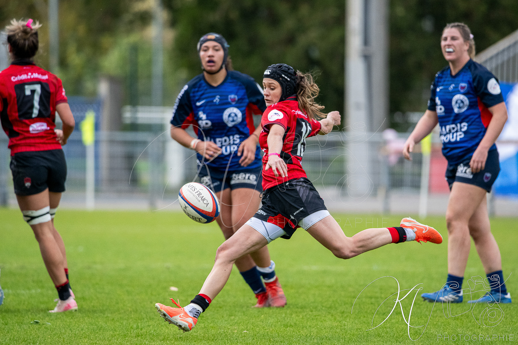  FC Grenoble Rugby - Lyon Olympique Universitaire - Rugby - FFR 2025 - Elite 1 F - Amazones FCG vs Lyon Olympique Universitaire (#FFR25E1FALOU1) Photo by: Karine Valentin | Siuxy Sports 2025-10-18