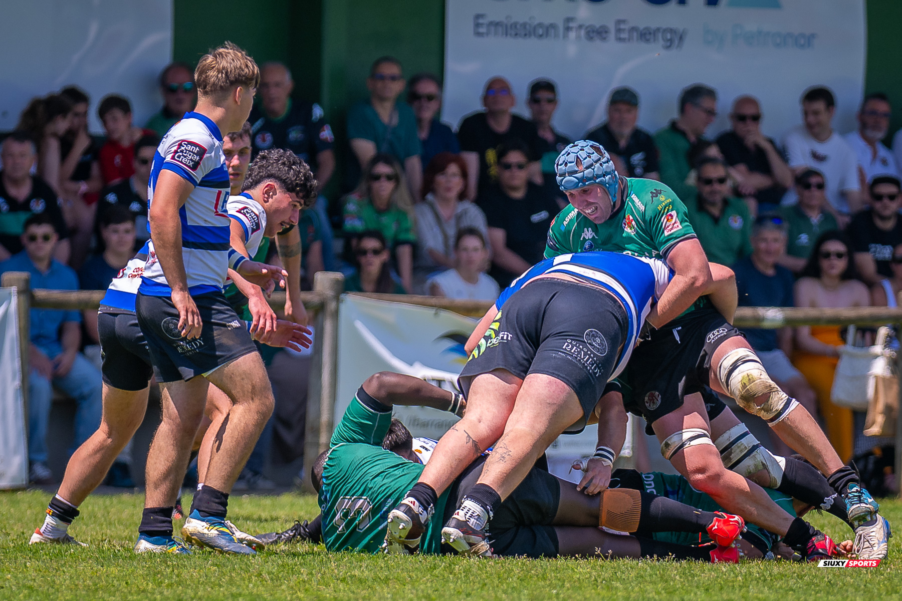  Gernika Rugby Taldea - Club de Rugby Sant Cugat - Rugby - FER 2025 - Sémi Final Ascenso - Gernika (24) vs (11) Sant Cugat (#FER25SFAGRTCRSC) Photo by: Fredy Monfoto | Siuxy Sports 2025-05-18
