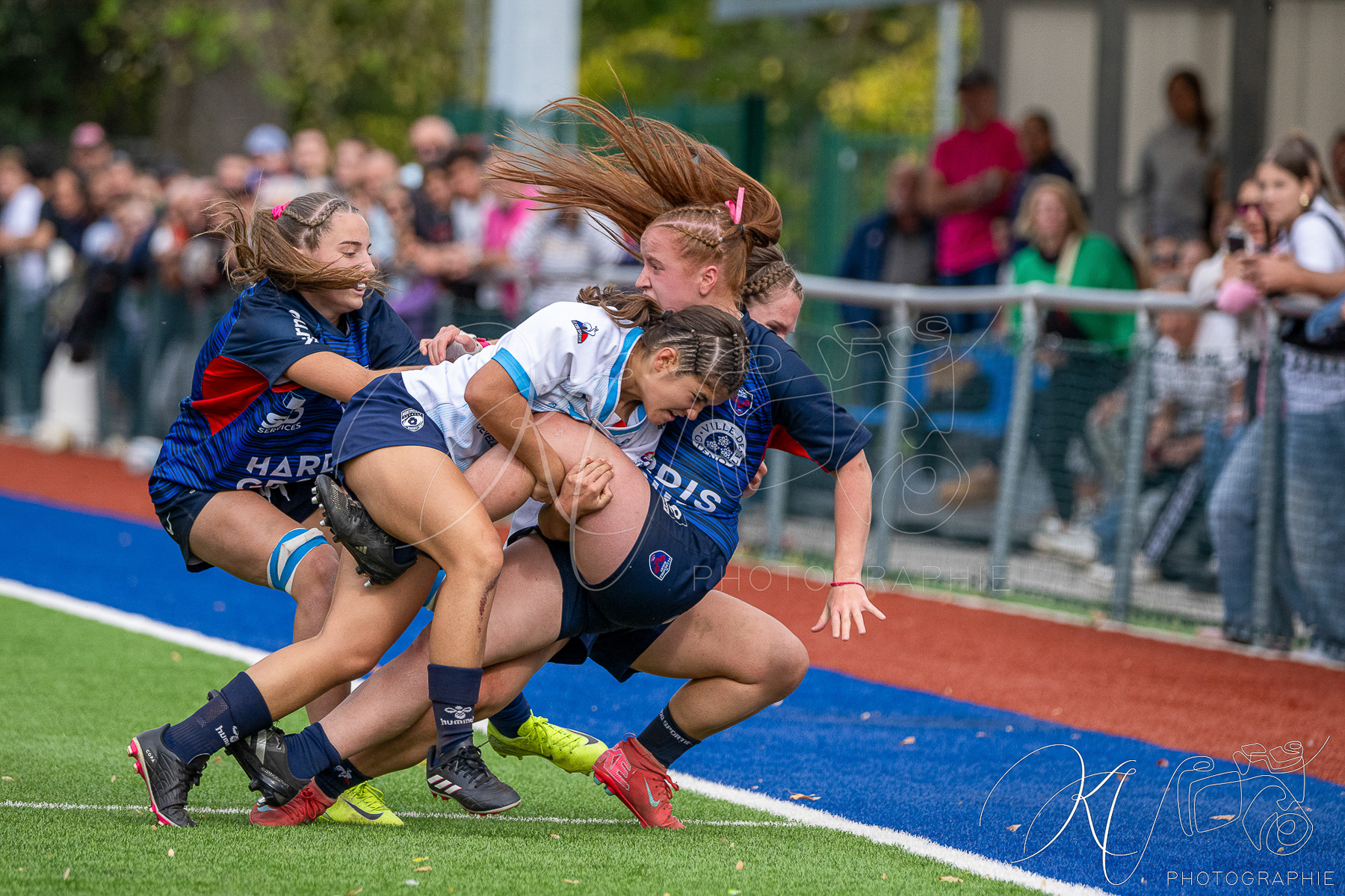  FC Grenoble Rugby - Montpellier Hérault Rugby - Rugby - FFR 2025 - U18 F - Amazones FCG vs Montpellier (#FFR25U18FAM10) Photo by: Karine Valentin | Siuxy Sports 2025-10-18