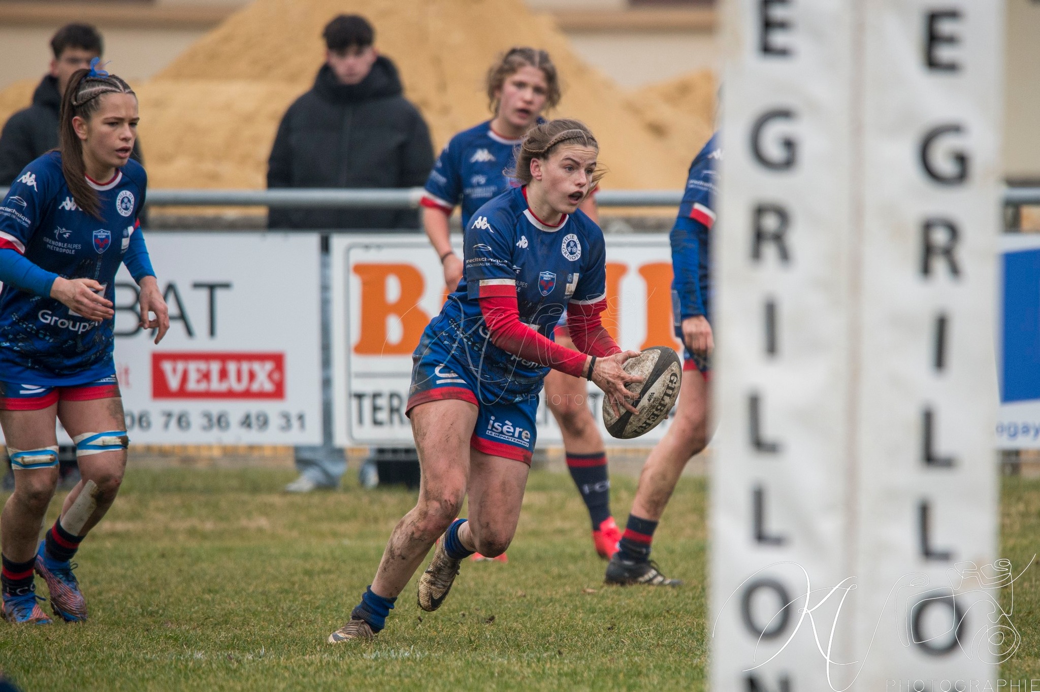  FC Grenoble Rugby - Montpellier Hérault Rugby - Rugby - FFR 2025 - U-18 Fém - Grenoble vs Montpellier (#FFR25U18GREMON1) Photo by: Karine Valentin | Siuxy Sports 2025-01-18