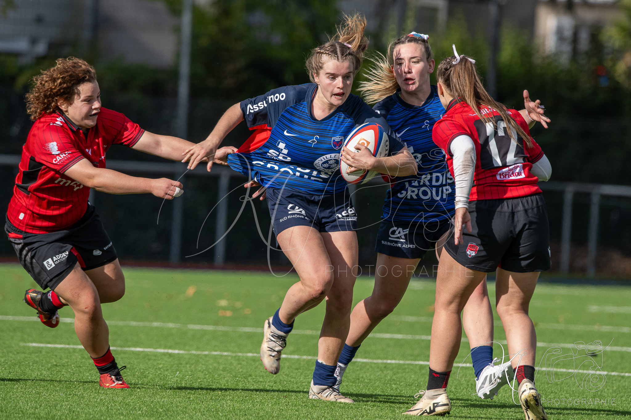  FC Grenoble Rugby - Lyon Olympique Universitaire - Rugby - FFR 2025 - Reserve Élite F - FC Grenoble vs Lyon Olympique Universitaire (#FFR25REFGL10) Photo by: Karine Valentin | Siuxy Sports 2025-10-05