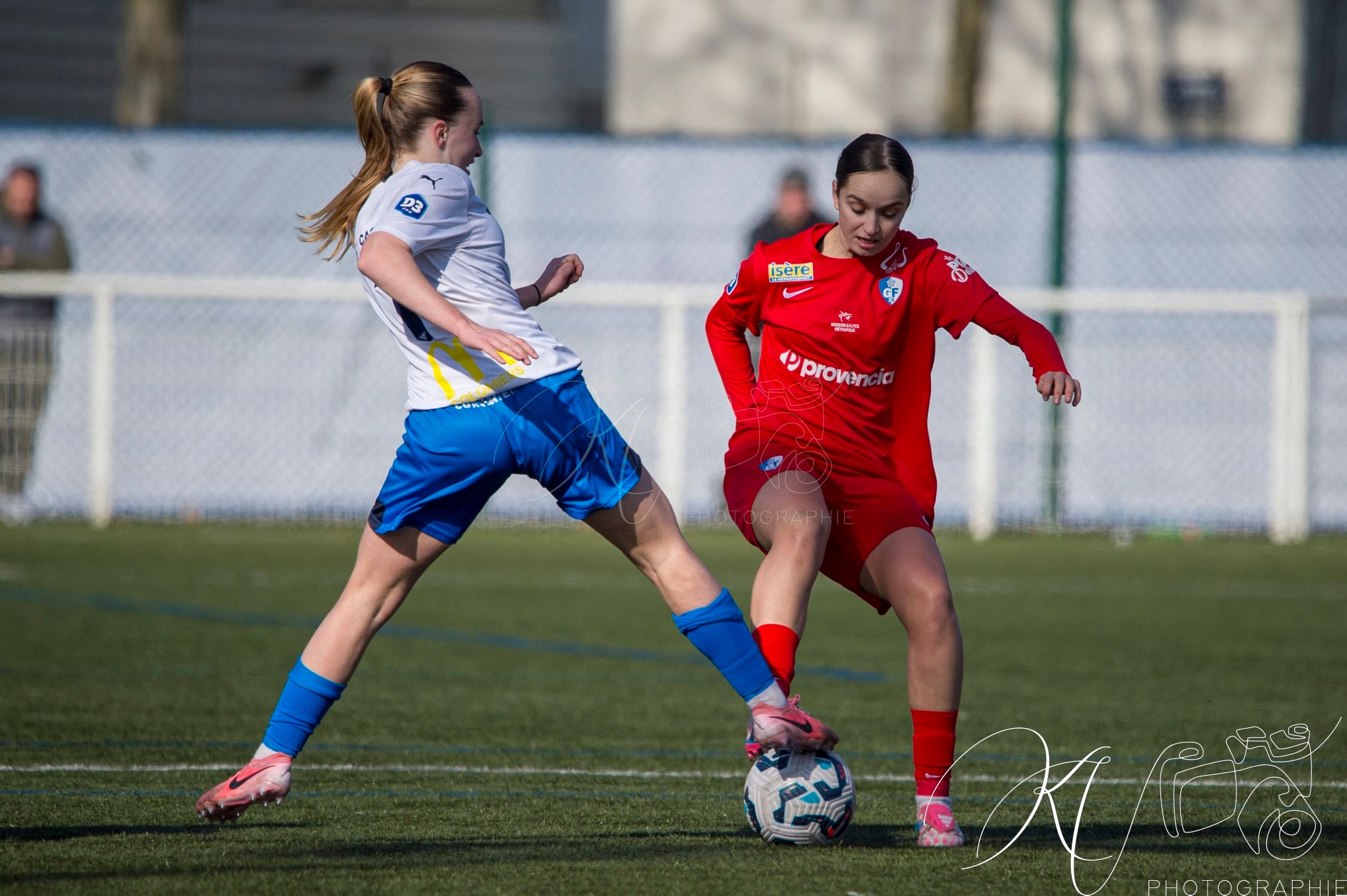  Grenoble Foot 38 - US Colomiers - Soccer - FFF 2025 - D3 FÉMININE - Grenoble Foot 38 (1) vs (1) US Colomiers (#FFF25D3FG38USC02) Photo by: Karine Valentin | Siuxy Sports 2025-02-16