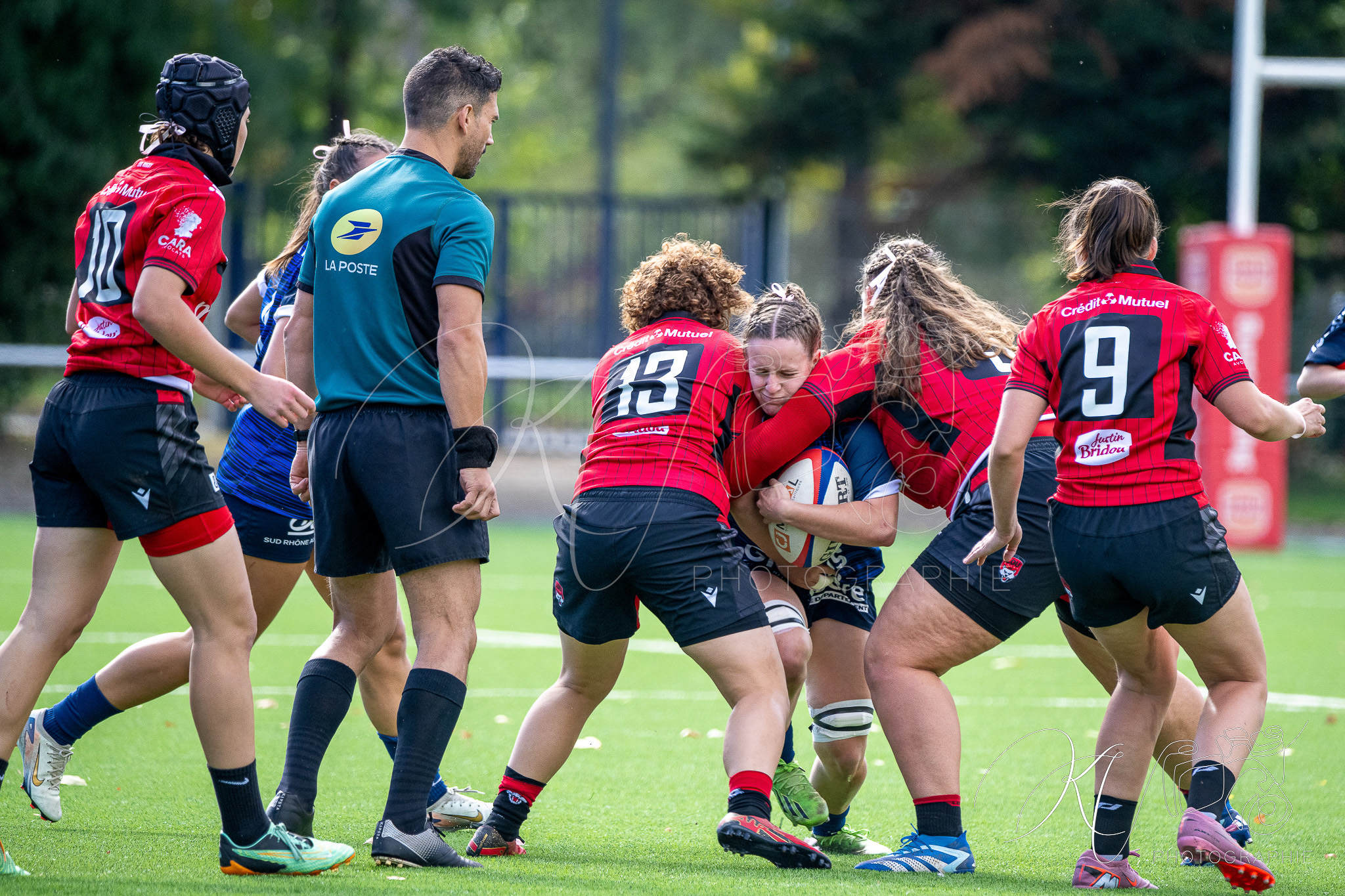  FC Grenoble Rugby - Lyon Olympique Universitaire - Rugby - FFR 2025 - Reserve Élite F - FC Grenoble vs Lyon Olympique Universitaire (#FFR25REFGL10) Photo by: Karine Valentin | Siuxy Sports 2025-10-05