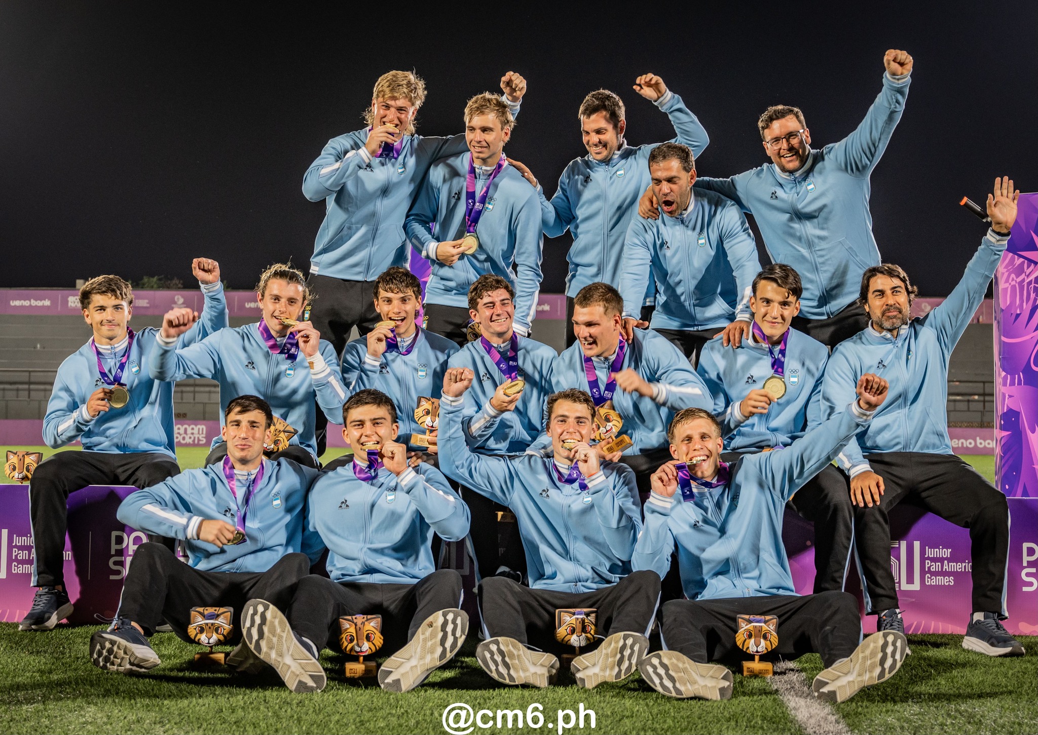 Selección Argentina de Rugby 7 Junior -  - Rugby - Los Pumas 7's - Oro en los Juegos Panamericanos Junior de Asunción (#JP2025PUMI7) Photo by: Christian Mas | Siuxy Sports 2025-08-17