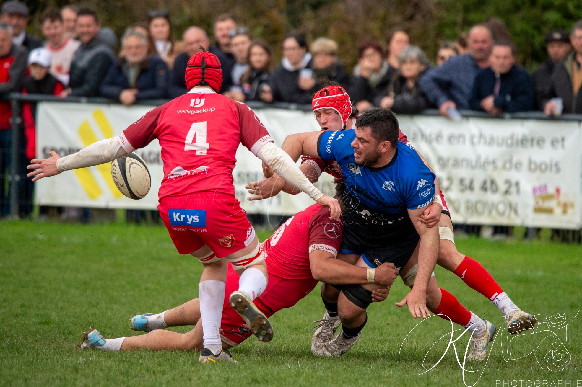  US Vinay - Stade Olympique Voironnais - Rugby - FFR 2025 - Féd 2 - US Vinay (24) vs (10) Stade Olympique Voironnais (#FFR25F2USVSOV03) Photo by: Karine Valentin | Siuxy Sports 2025-03-22