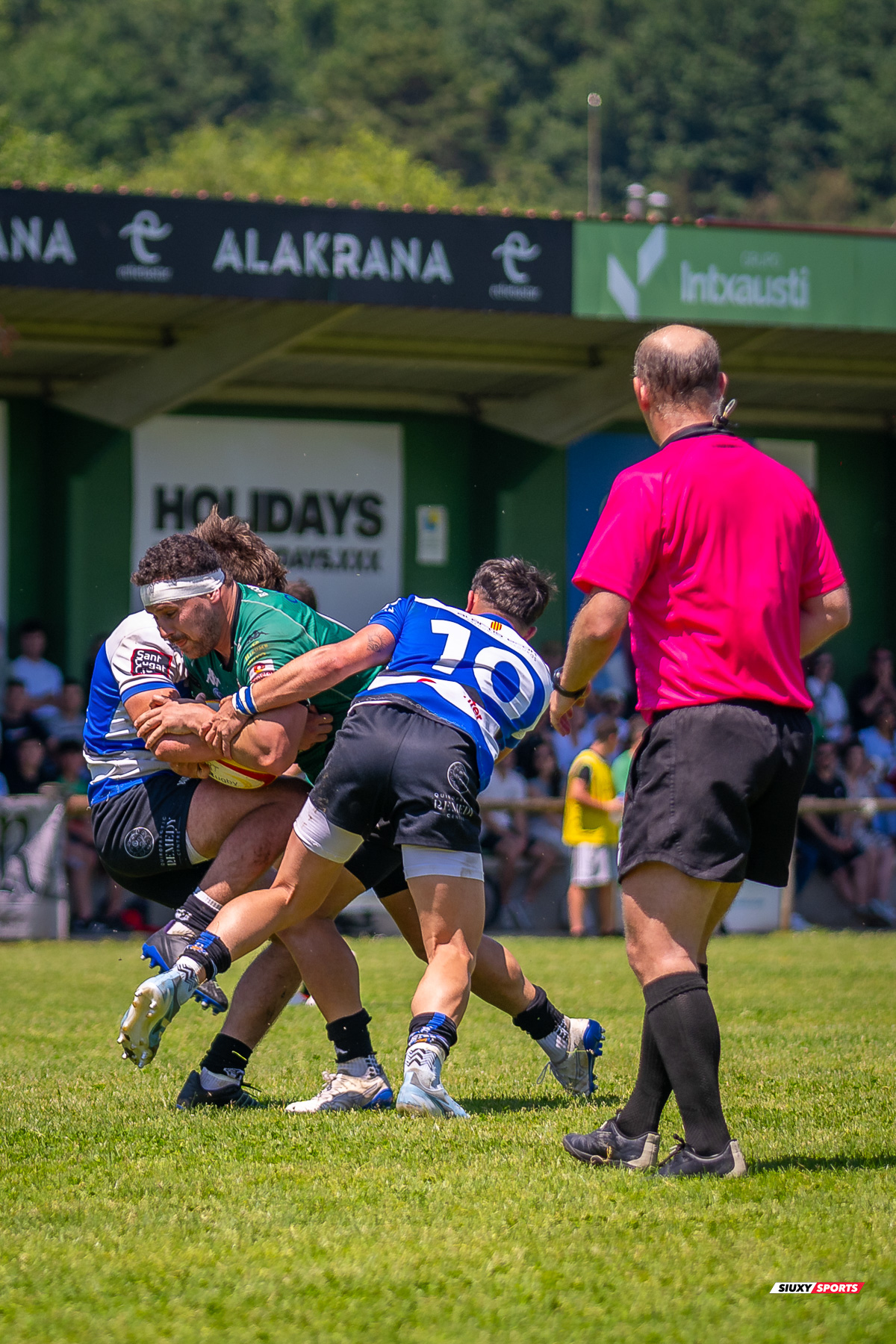  Gernika Rugby Taldea - Club de Rugby Sant Cugat - Rugby - FER 2025 - Sémi Final Ascenso - Gernika (24) vs (11) Sant Cugat (#FER25SFAGRTCRSC) Photo by: Fredy Monfoto | Siuxy Sports 2025-05-18