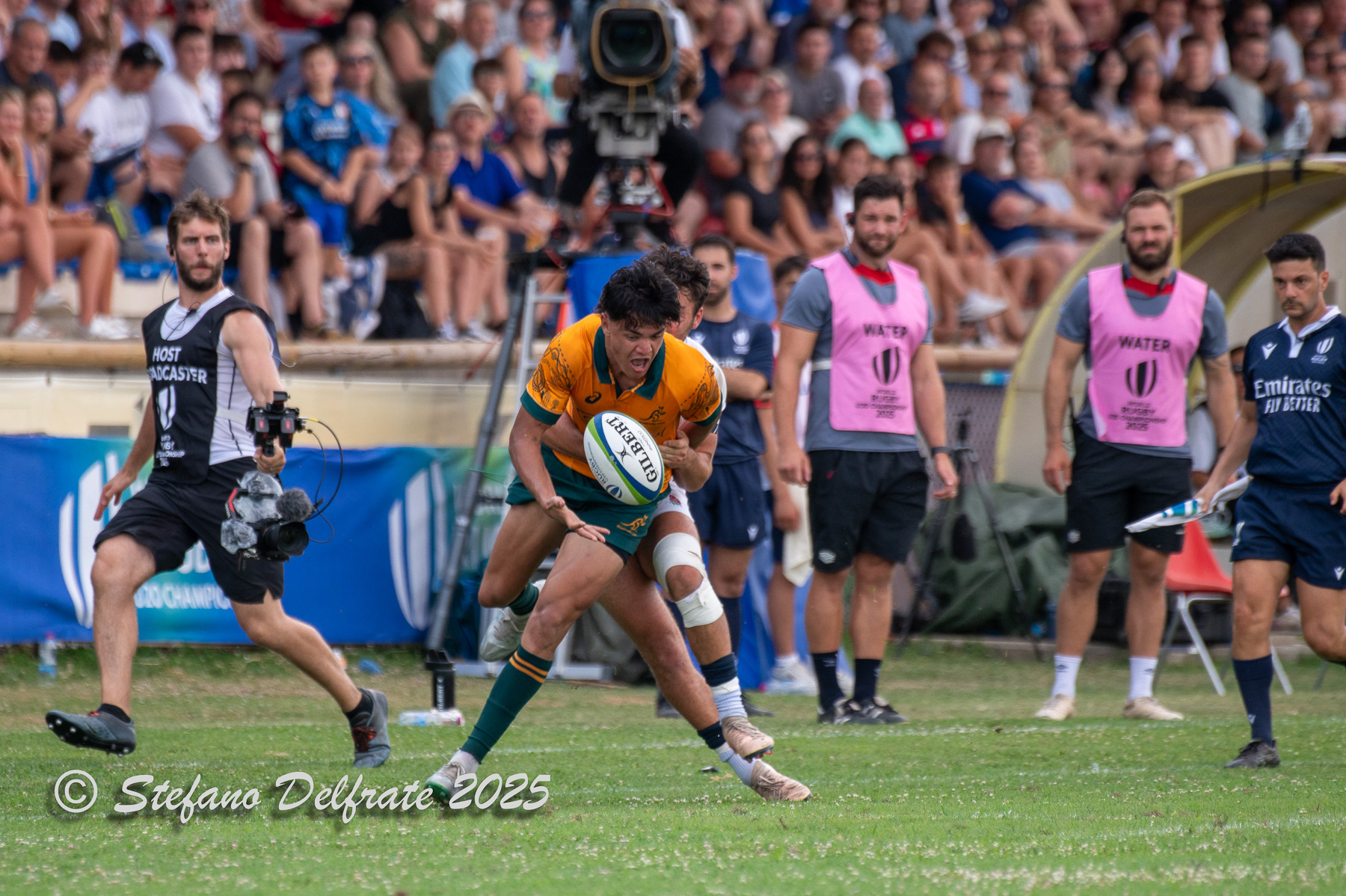  Australia U-20 national rugby union team (M) - England U-20 national rugby union team - Rugby - 2025 World Rugby U20 Championship - Australia (68) vs (40) England (#RWC25U20AUEN) Photo by: Stefano Delfrate | Siuxy Sports 2025-07-26