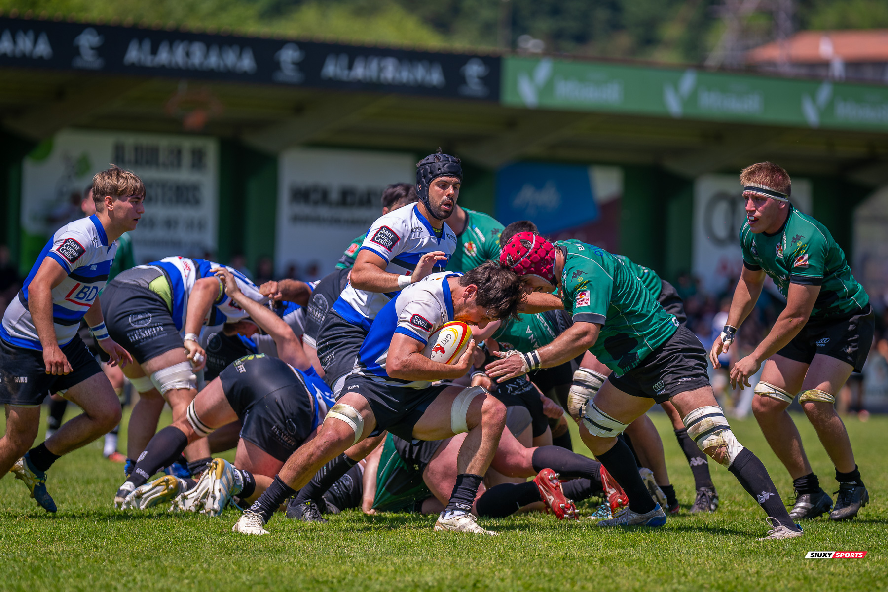 Gernika Rugby Taldea - Club de Rugby Sant Cugat - Rugby - FER 2025 - Sémi Final Ascenso - Gernika (24) vs (11) Sant Cugat (#FER25SFAGRTCRSC) Photo by: Fredy Monfoto | Siuxy Sports 2025-05-18
