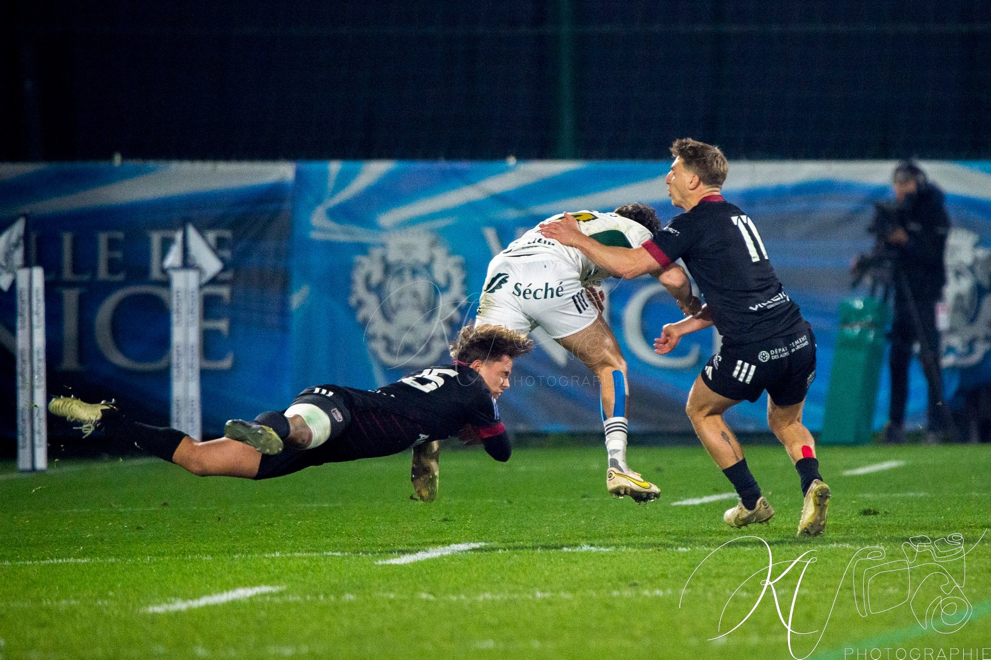  Stade niçois - US Montauban - Rugby - FFR 2025 - Pro D2 - Stade Niçois (7) vs (15) US Montauban (#PD225PD2SNUSM02) Photo by: Karine Valentin | Siuxy Sports 2025-02-21