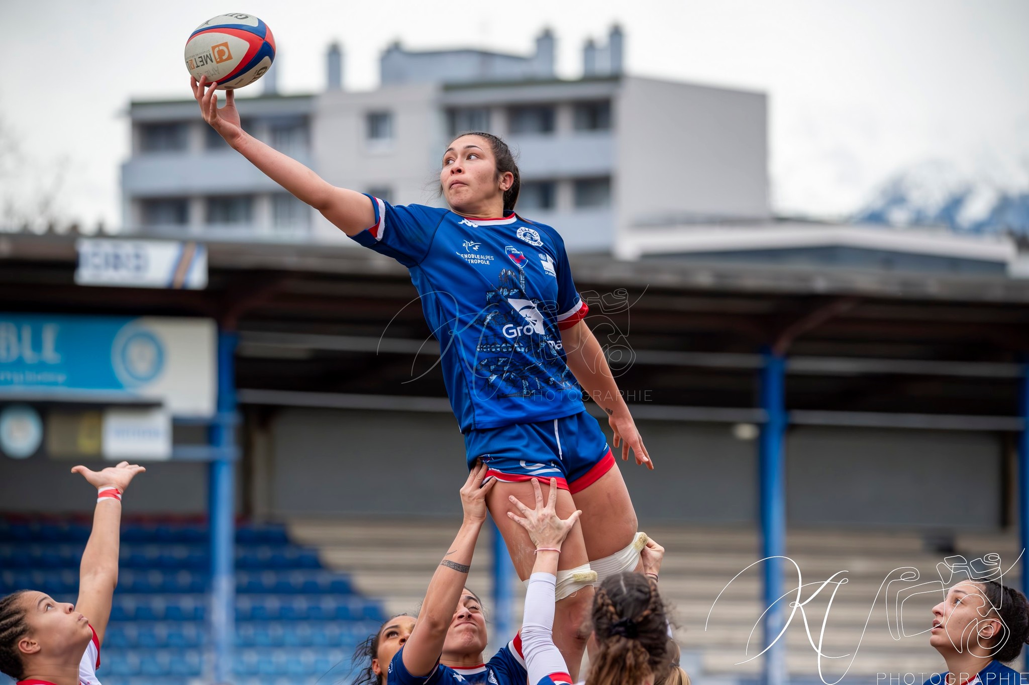  FC Grenoble Rugby - AC Bobigny 93 Rugby - Rugby - FFR 2025 - Élite 1 - Amazones (29) vs (14) Bobigny (#FFR25E1FCGBO01) Photo by: Karine Valentin | Siuxy Sports 2025-01-26