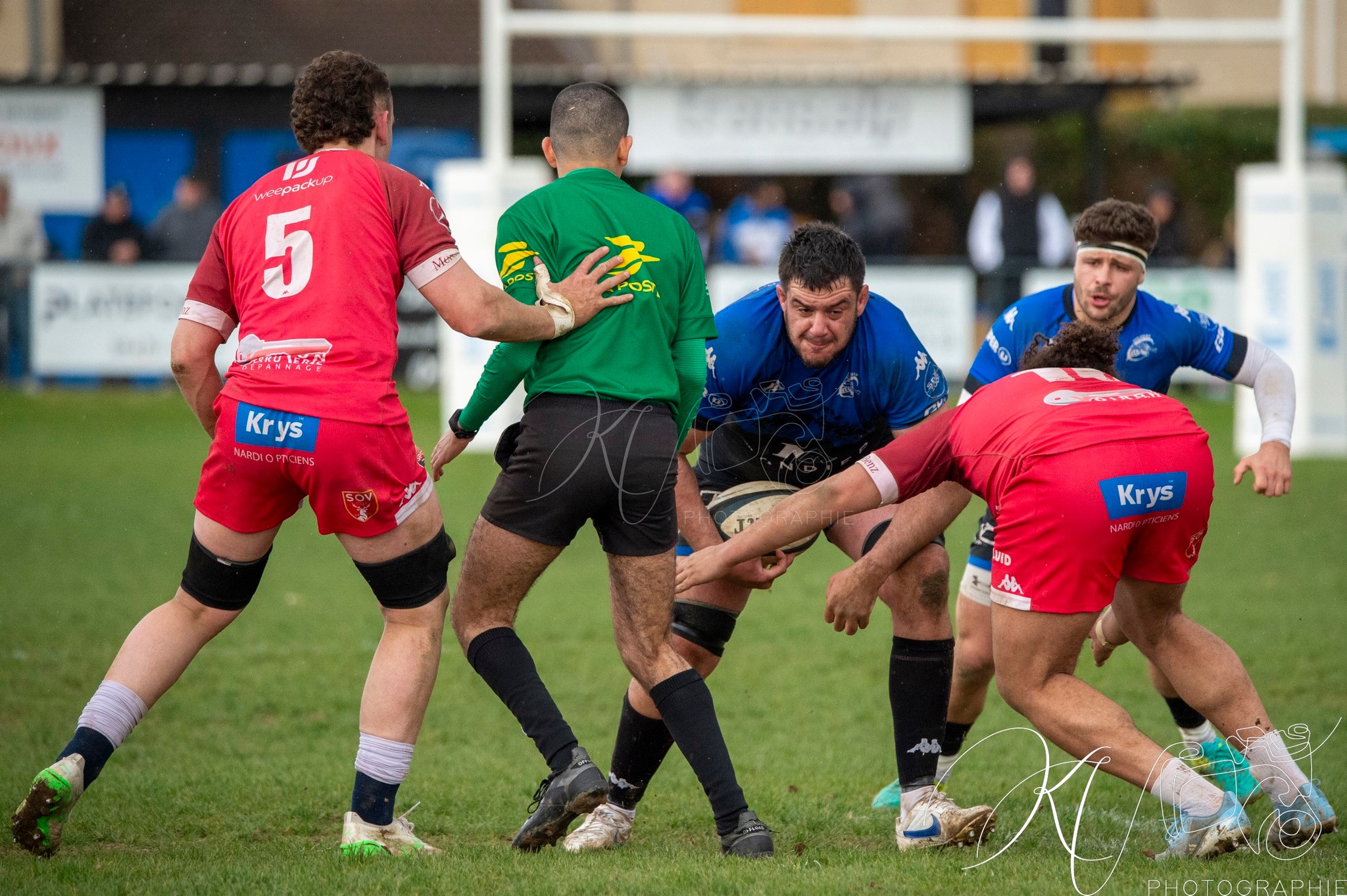  US Vinay - Stade Olympique Voironnais - Rugby - FFR 2025 - Féd 2 - US Vinay (24) vs (10) Stade Olympique Voironnais (#FFR25F2USVSOV03) Photo by: Karine Valentin | Siuxy Sports 2025-03-22