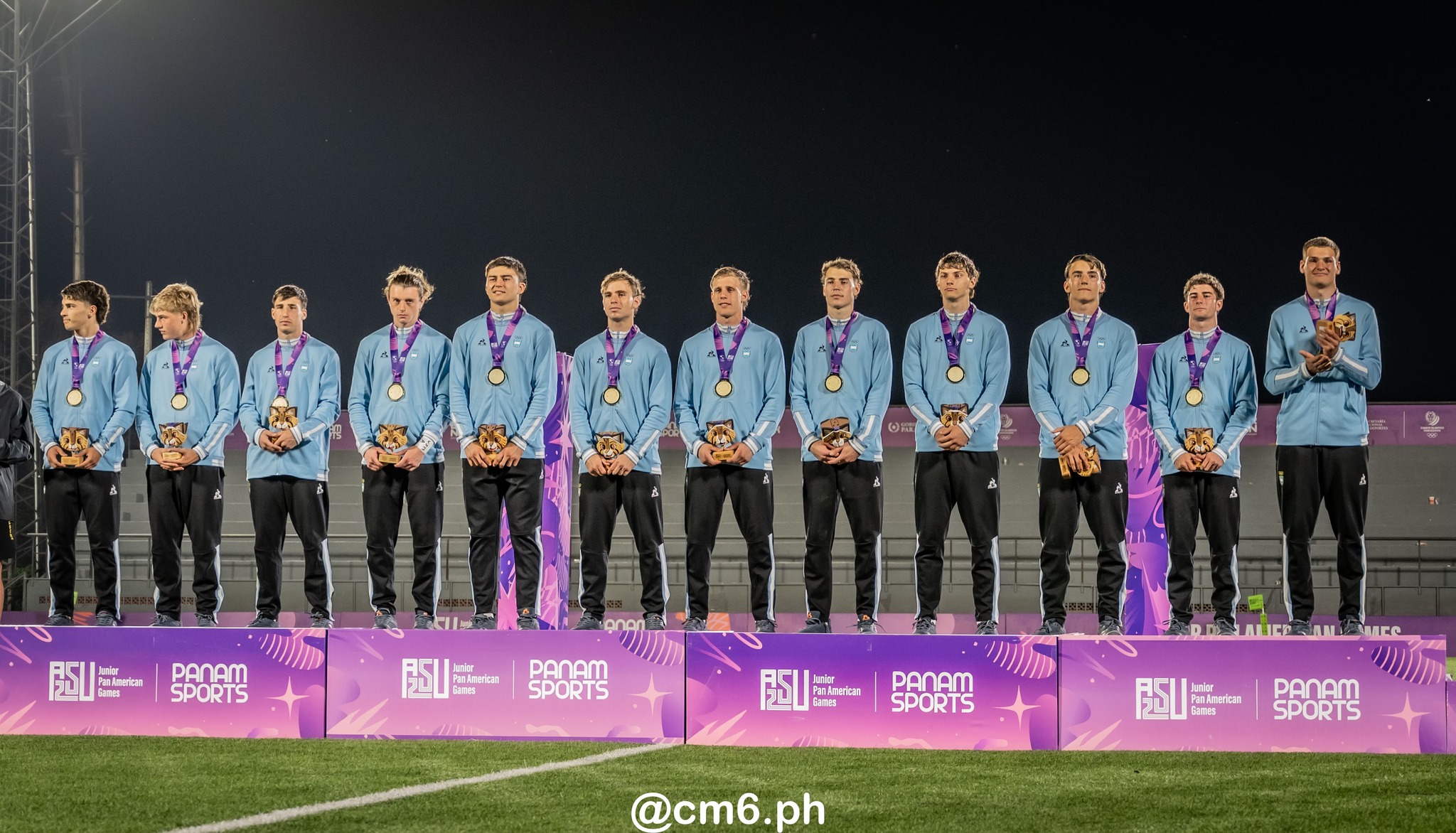  Selección Argentina de Rugby 7 Junior -  - Rugby - Los Pumas 7's - Oro en los Juegos Panamericanos Junior de Asunción (#JP2025PUMI7) Photo by: Christian Mas | Siuxy Sports 2025-08-17