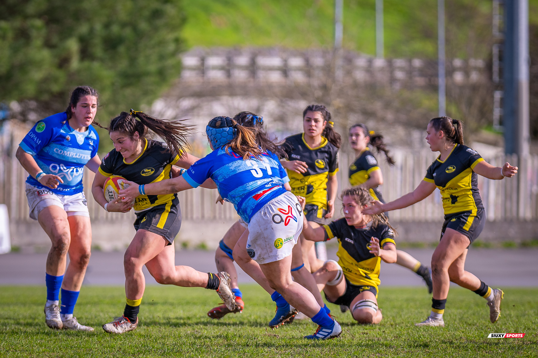  Getxo Artea Rugby Taldea - Club de Rugby Cisneros - Rugby - FER 2025 - LIGA IBERDROLA - GETXO NESKAK (39) vs (10) Cisneros (#FER25LIGNCI02) Photo by: Fredy Monfoto | Siuxy Sports 2025-02-15