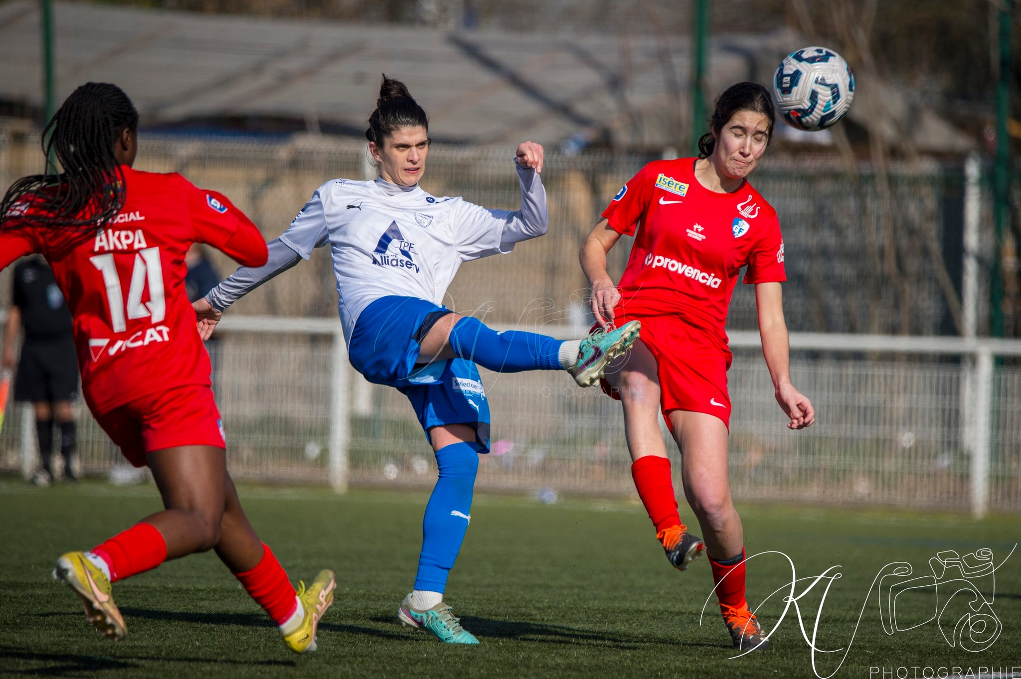  Grenoble Foot 38 - US Colomiers - Soccer - FFF 2025 - D3 FÉMININE - Grenoble Foot 38 (1) vs (1) US Colomiers (#FFF25D3FG38USC02) Photo by: Karine Valentin | Siuxy Sports 2025-02-16