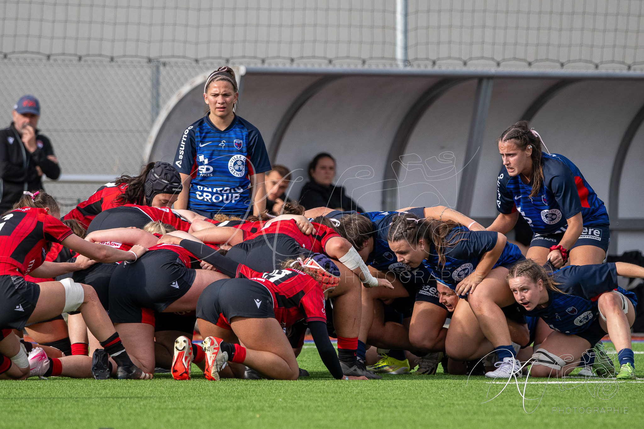  FC Grenoble Rugby - Lyon Olympique Universitaire - Rugby - FFR 2025 - Reserve Élite F - FC Grenoble vs Lyon Olympique Universitaire (#FFR25REFGL10) Photo by: Karine Valentin | Siuxy Sports 2025-10-05