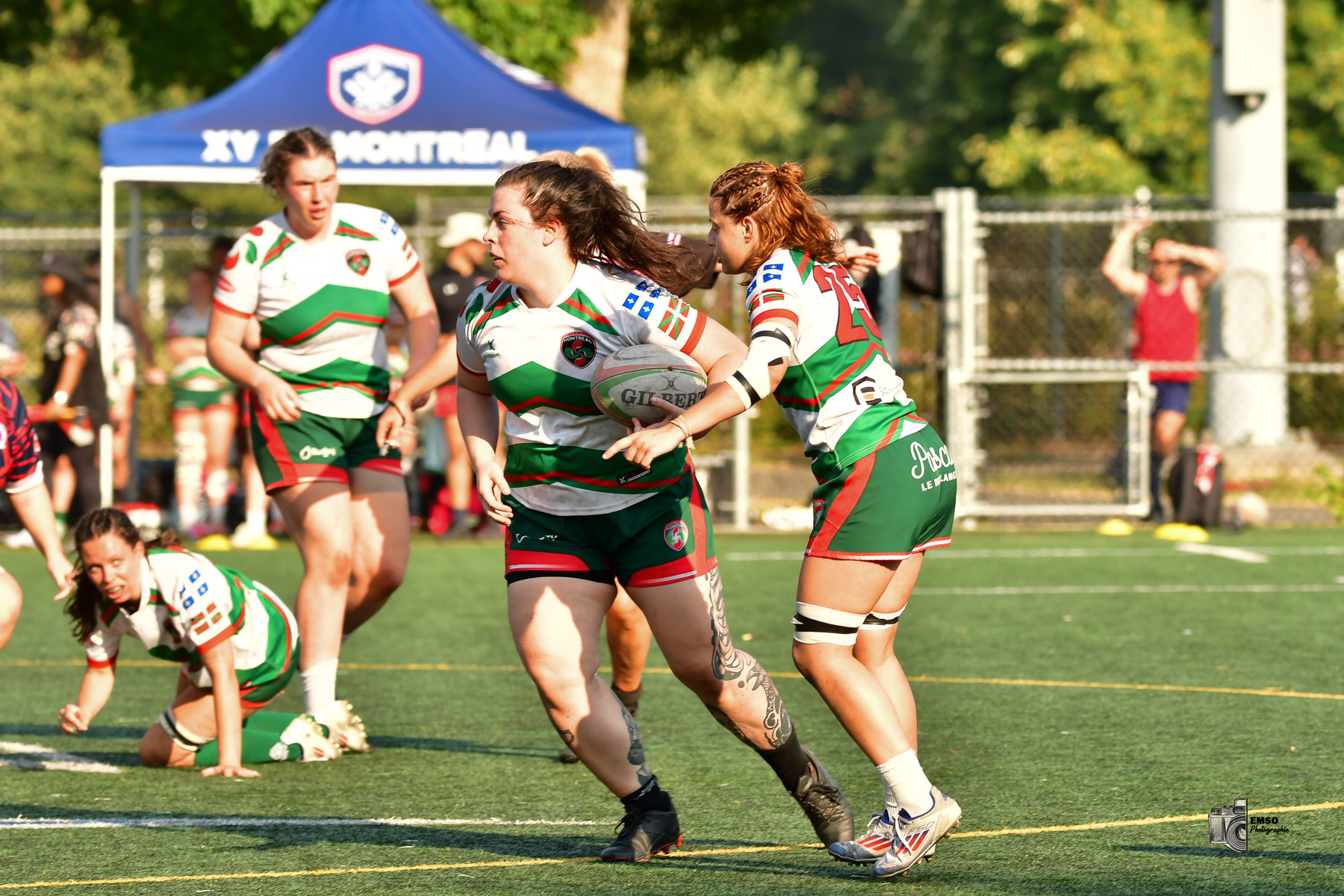  Rugby Club de Montréal - Braves de Trois-Rivières - Rugby - RQ 2025 - LPR2 F - Demi Finale - RCM (48) vs (14) Braves de Trois-Rivières (#RQ25LP2FRCMB8) Photo by: emso photo | Siuxy Sports 2025-08-09