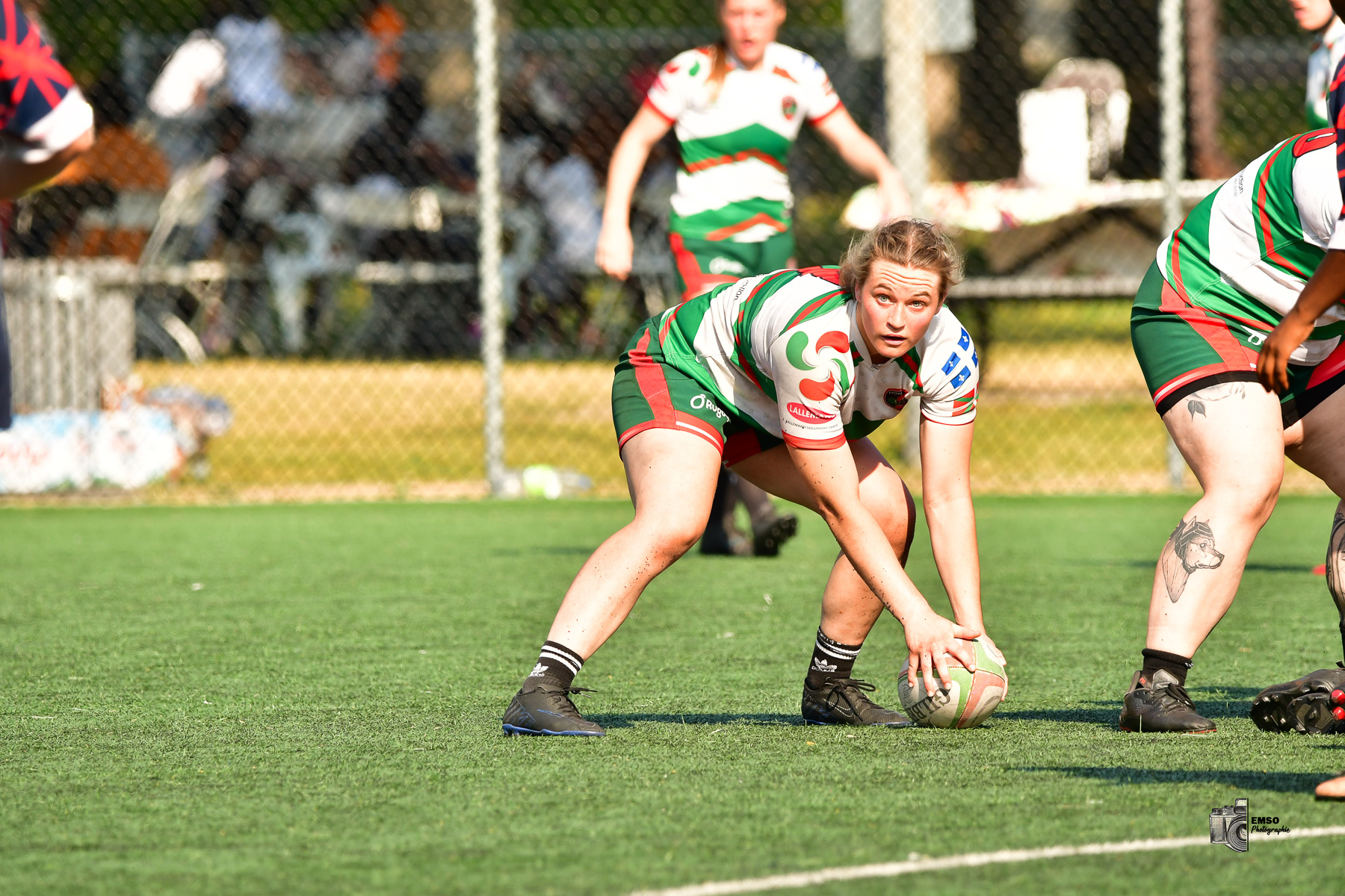  Rugby Club de Montréal - Braves de Trois-Rivières - Rugby - RQ 2025 - LPR2 F - Demi Finale - RCM (48) vs (14) Braves de Trois-Rivières (#RQ25LP2FRCMB8) Photo by: emso photo | Siuxy Sports 2025-08-09