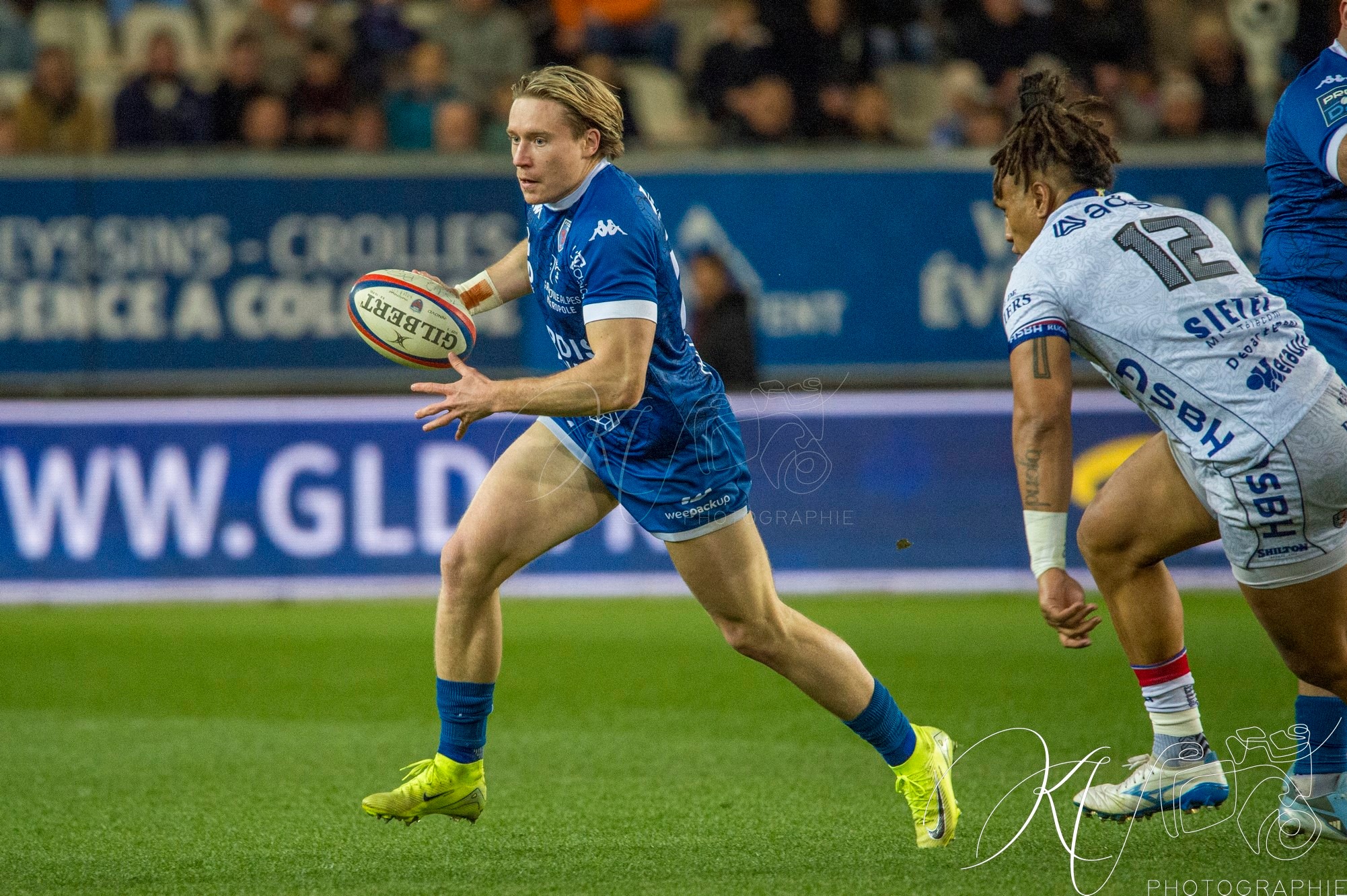  FC Grenoble Rugby - AS Béziers Hérault - Rugby - FFR 2025 - Pro D2 - FC Grenoble (45) vs (14) AS Béziers (#PD225PD2FCGBEZ02) Photo by: Karine Valentin | Siuxy Sports 2025-02-28