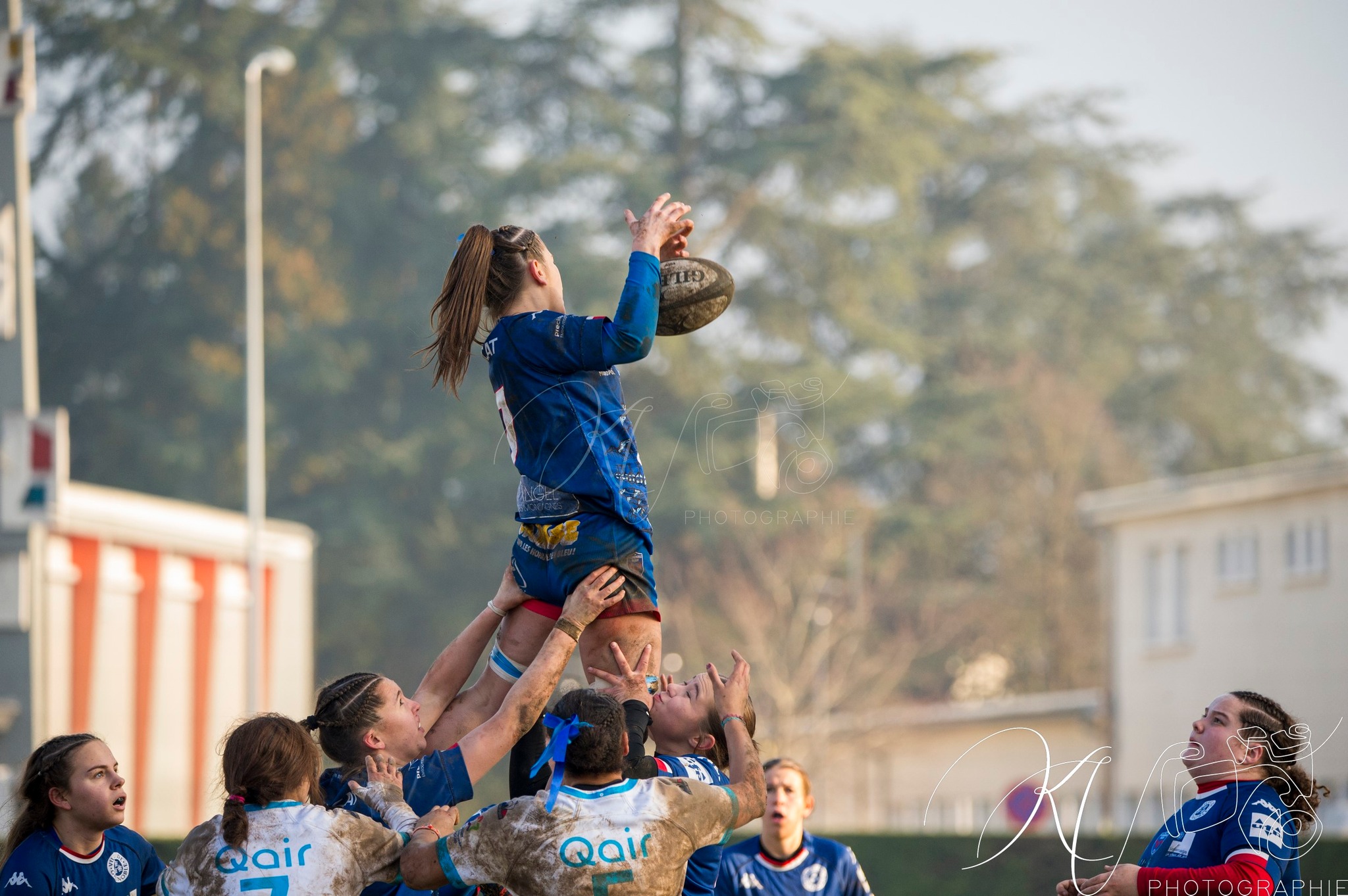  FC Grenoble Rugby - Montpellier Hérault Rugby - Rugby - FFR 2025 - U-18 Fém - Grenoble vs Montpellier (#FFR25U18GREMON1) Photo by: Karine Valentin | Siuxy Sports 2025-01-18