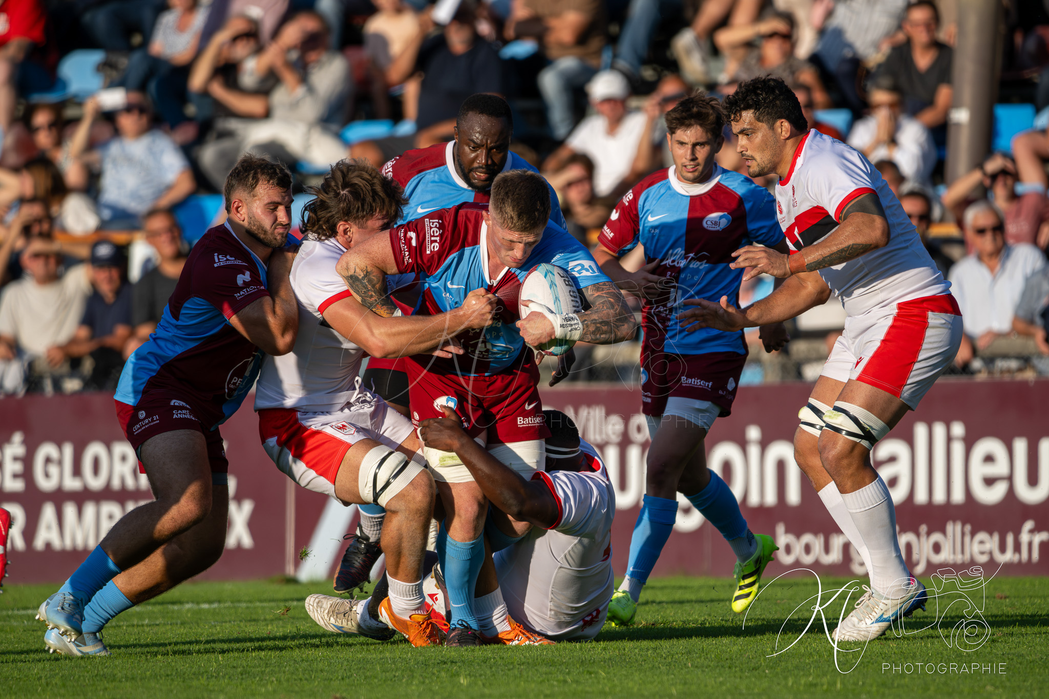  CS Bourgoin-Jallieu - Stade niçois - Rugby - FFR 2025 - Nationale - CS Bourgoin-Jallieu vs Stade Niçois (#FFR25NABJSN19) Photo by: Karine Valentin | Siuxy Sports 2025-09-06